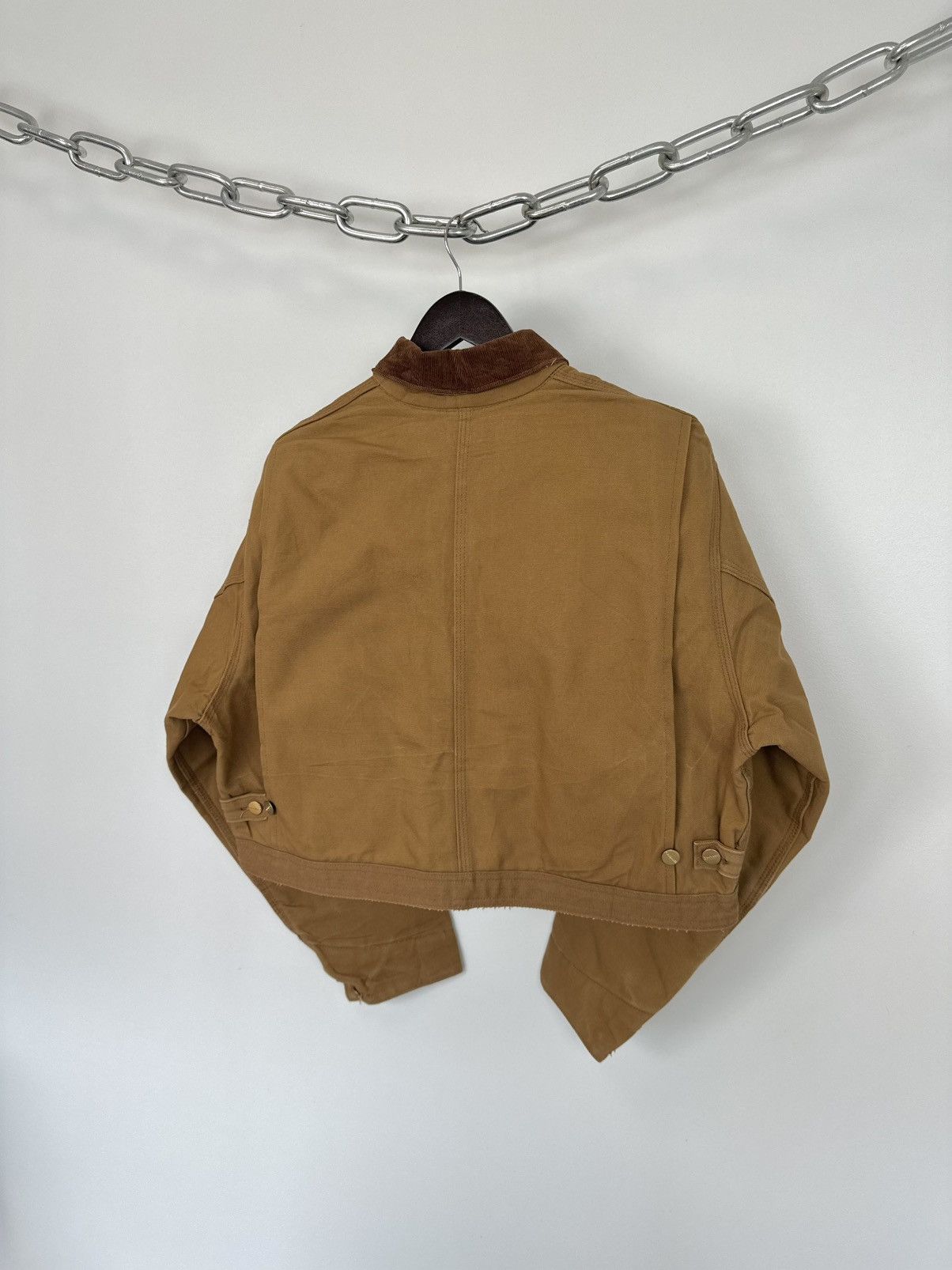 Carhartt Vintage 90s Carhartt Made In USA Cropped Boxy Detroit Jacket Size US S / EU 44-46 / 1 - 12 Thumbnail