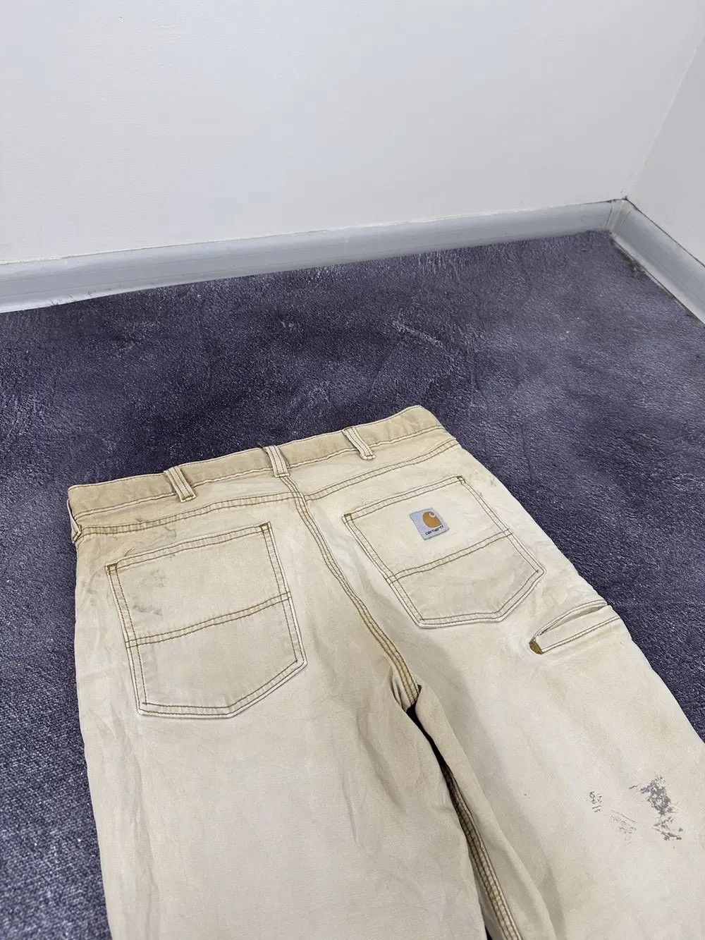 Carhartt Vintage Carhartt Opium Faded Relaxed Fit USA Hype Work Pants Size US 34 / EU 50 - 6 Thumbnail