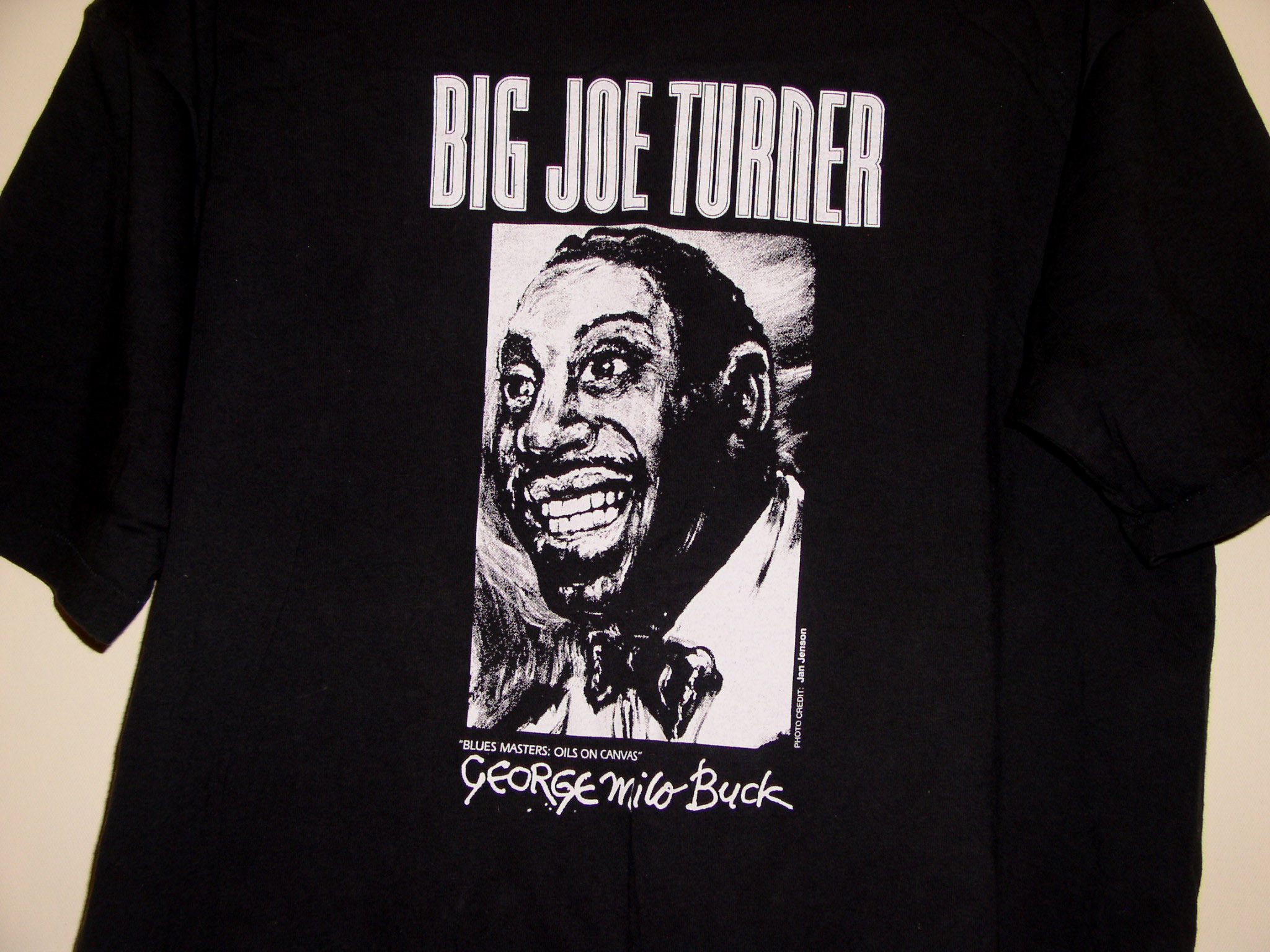 Vintage Big Joe Turner Floyd Dixon Concert Shirt 1993 Single Stitch Size US XL / EU 56 / 4 - 3 Thumbnail