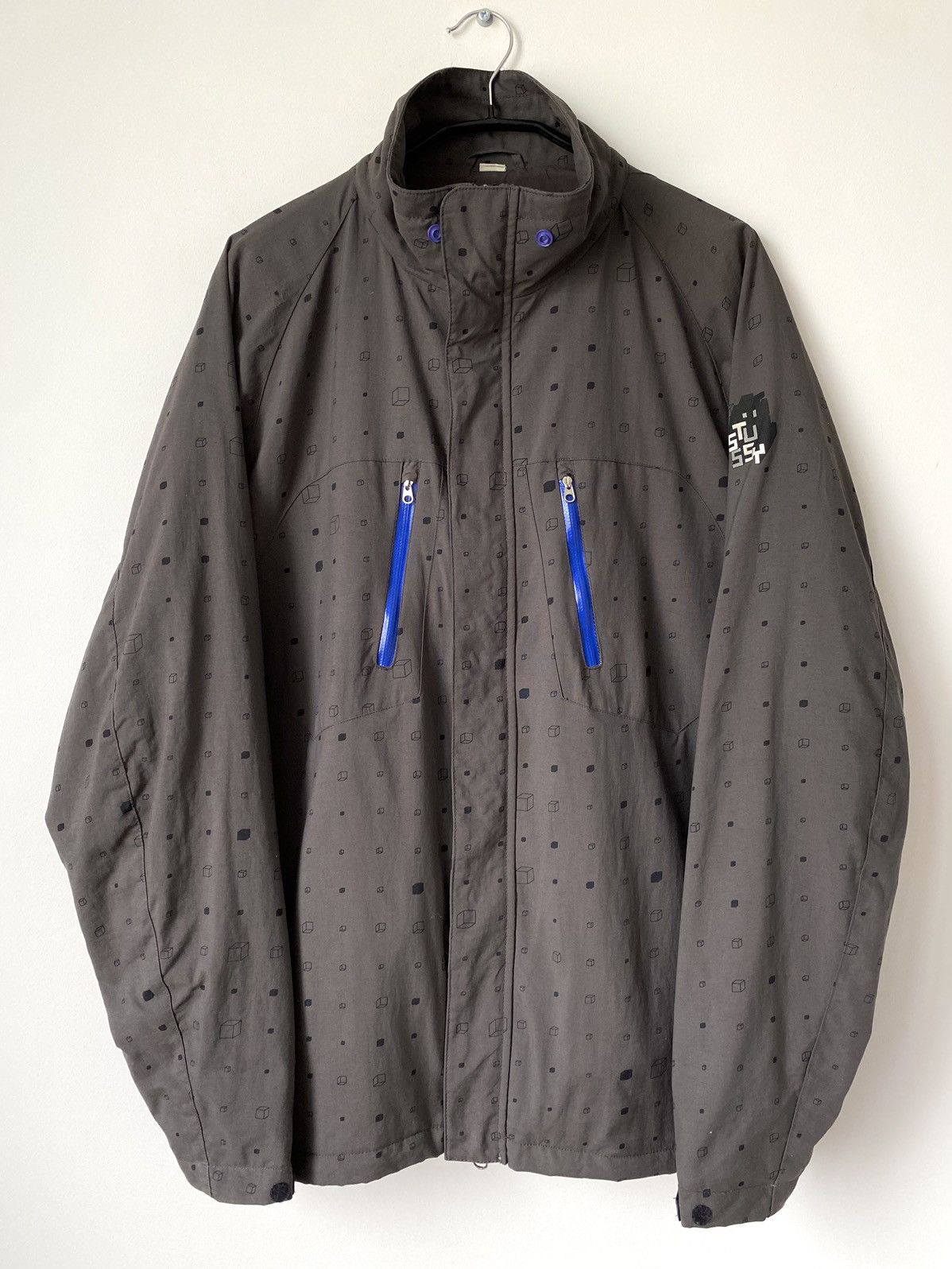 Stussy Stussy Cube Geometric Snowboard Rain Jacket Size US XL / EU 56 / 4 - 1 Thumbnail