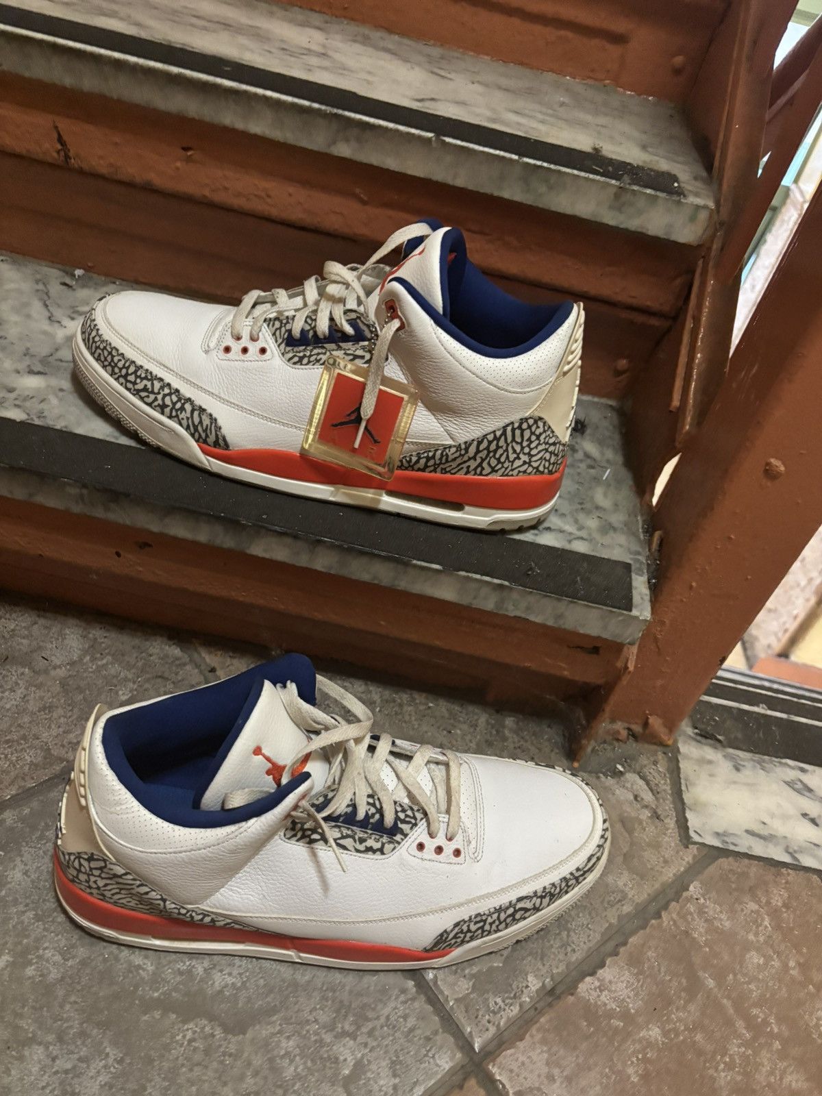 Jordan Brand Jordan retro 3s Knicks SIZE 18 Size US 15 / EU 48 - 5 Thumbnail