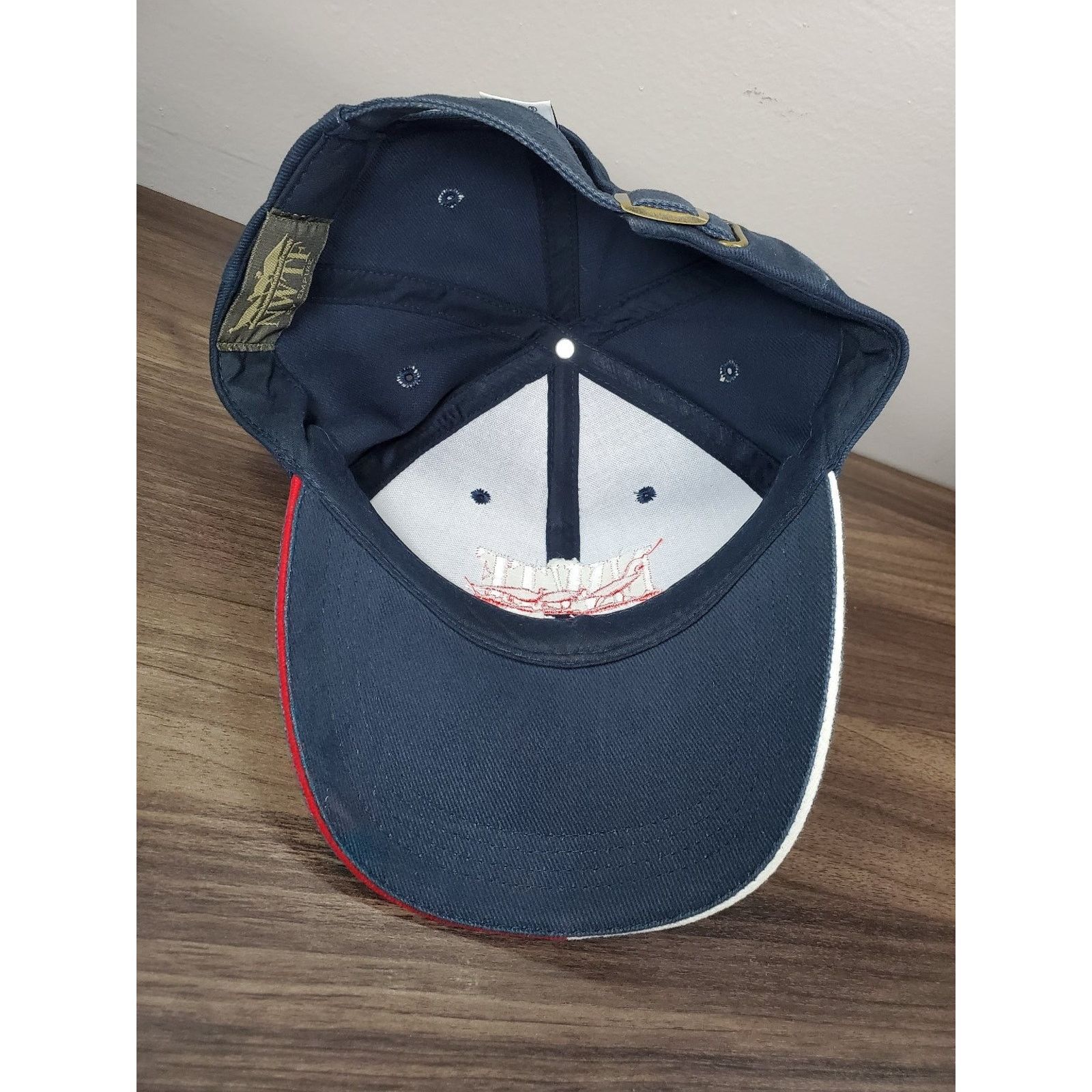 Vintage NWTF Sponsor Hat Adjustable Navy Blue Hunting Cap Turkey Size ONE SIZE - 10 Thumbnail