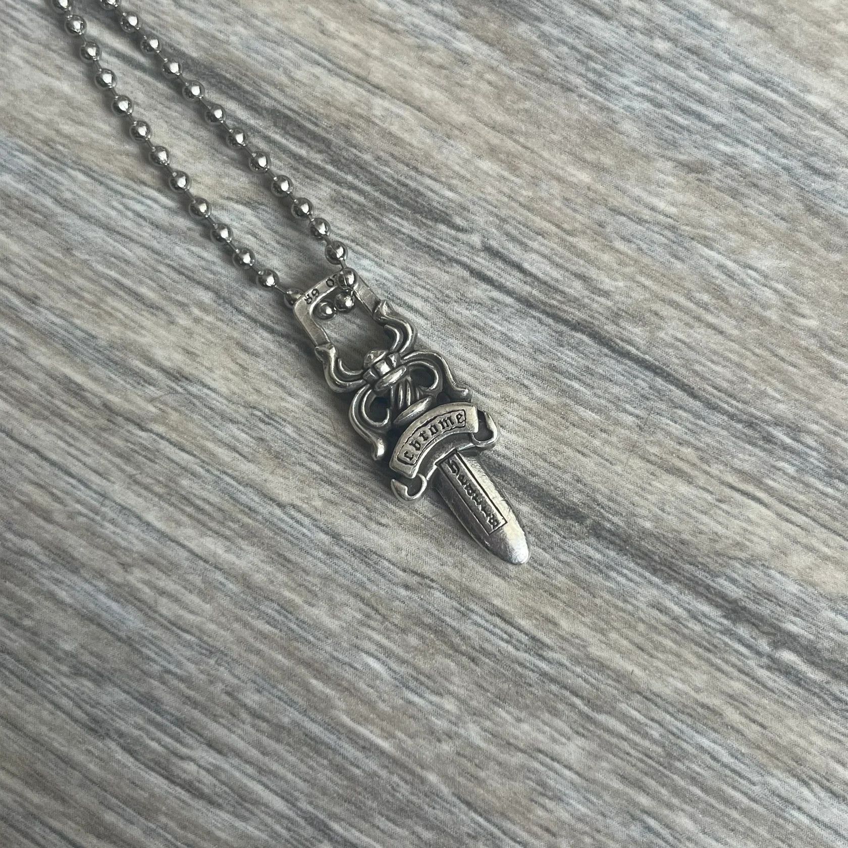 Chrome Hearts Chrome Hearts Dagger Zipper 925 Silver Necklace Size ONE SIZE - 2 Thumbnail