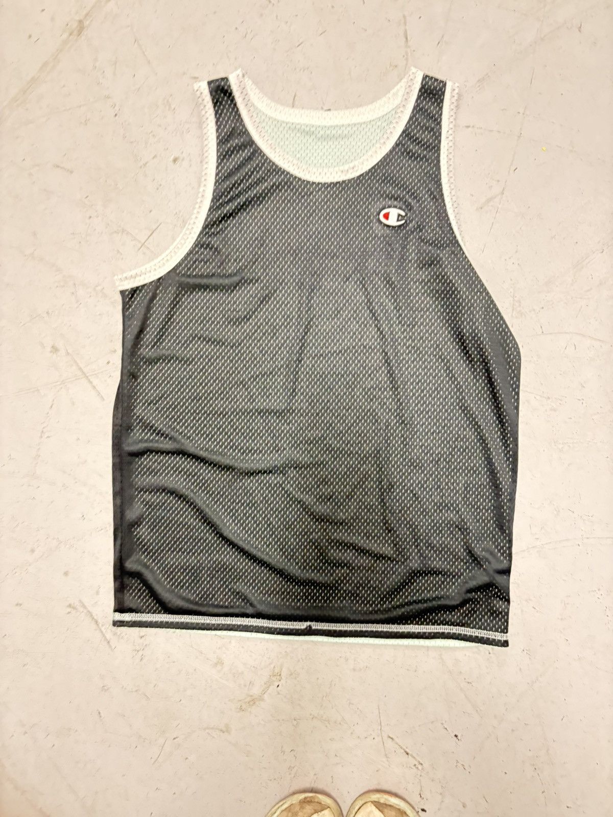 Champion Champion Men's Teal and Black Mesh Tank Jersey Crew Neck Med Size US M / EU 48-50 / 2 - 7 Thumbnail