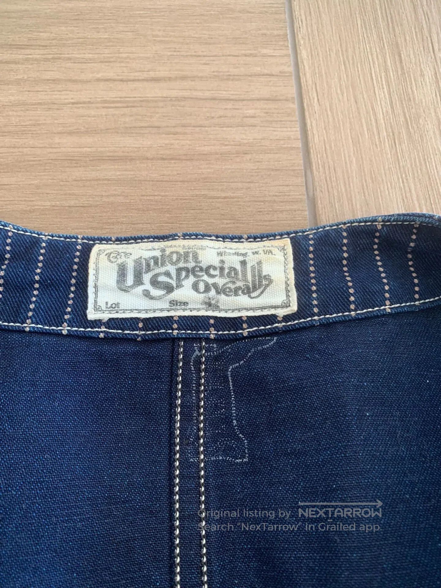 Freewheelers FREEWHEELERS WABASH Stripe Work Vest. Size US XS / EU 42 / 0 - 7 Thumbnail