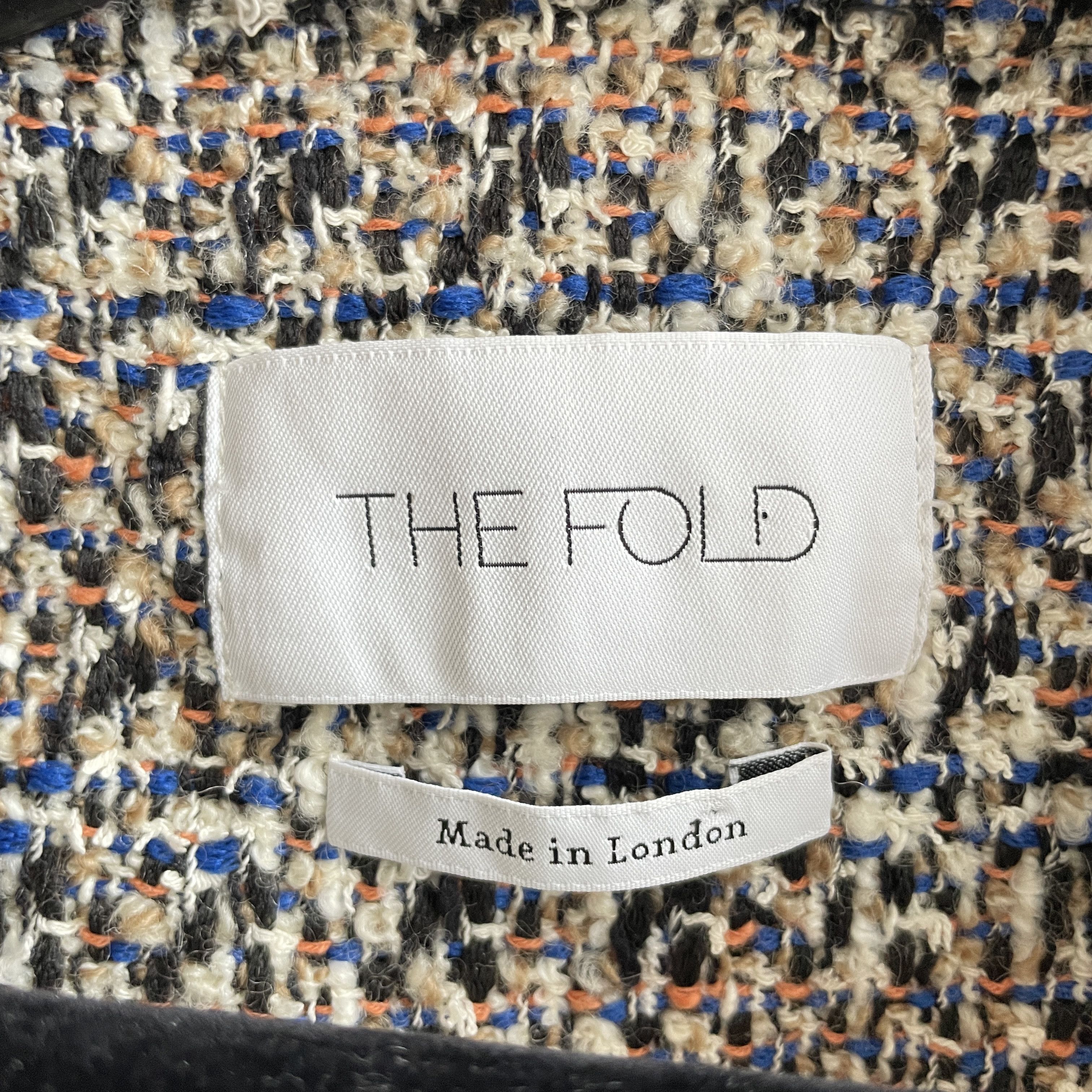 Other The Fold Norwood Boucle Tweed Double Breasted Blazer Size L / US 10 / IT 46 - 6 Thumbnail
