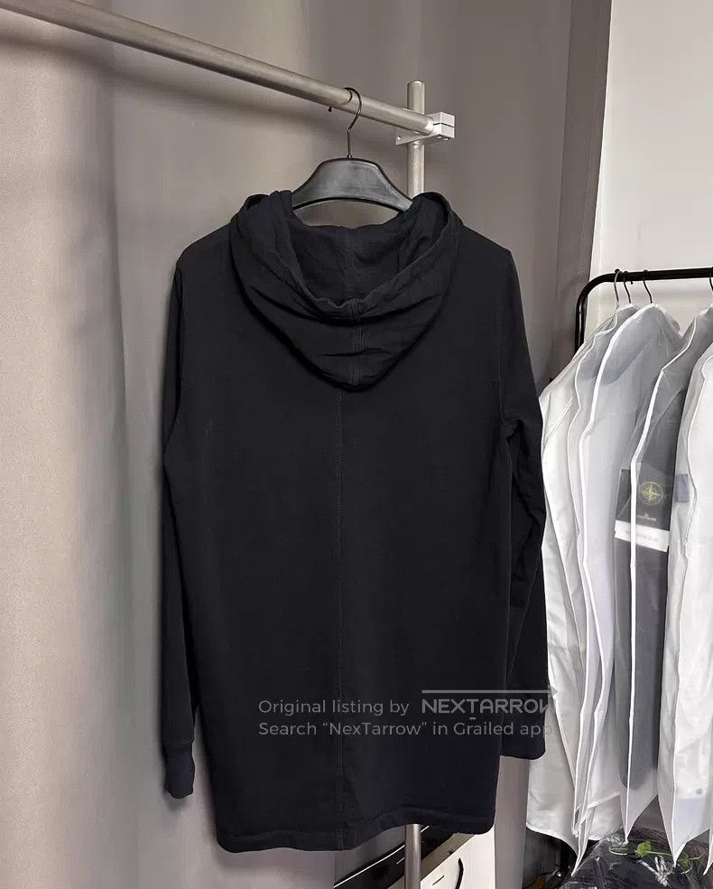 Rick Owens Rick Owens FW16 Solid Dark Vanguard Mainline Drawstring Ho Size US XS / EU 42 / 0 - 3 Thumbnail