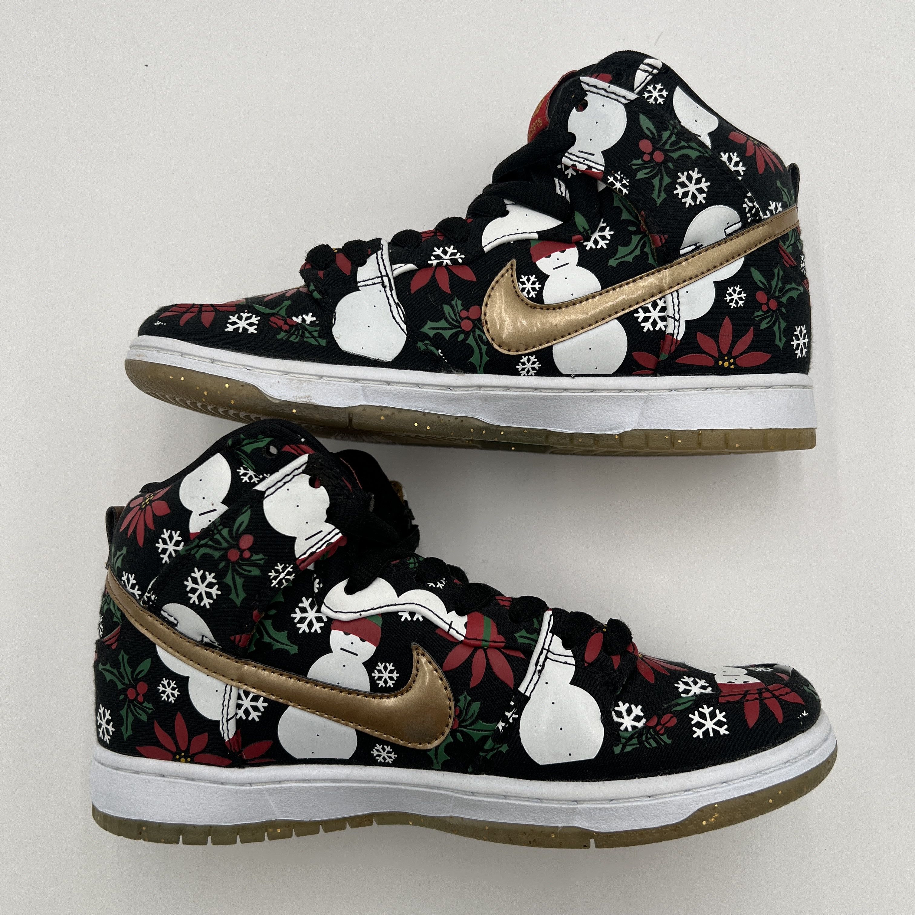 CNCPTS × Nike Nike SB Dunk High Concepts Ugly Christmas Sweater Black Size US 6 / EU 39 - 5 Thumbnail