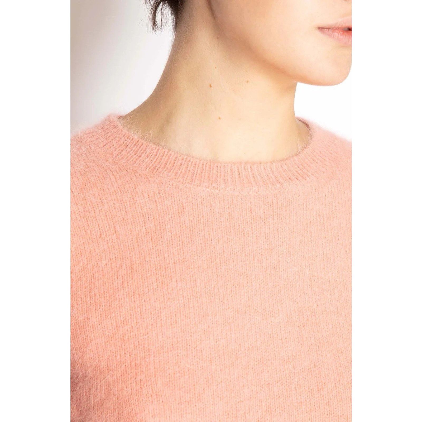 Sezane petite mendigote angora Pink 3/4 Sleeve Open Back Sweater M Size M / US 6-8 / IT 42-44 - 6 Thumbnail