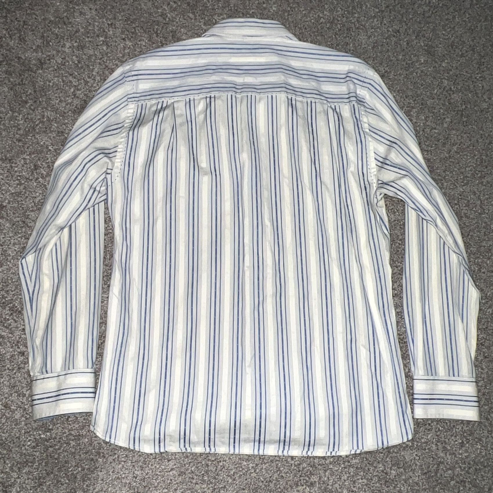 Tommy Bahama Tommy Bahama Denim Beige Striped BUTTON UP Shirt Mens Size L Size US L / EU 52-54 / 3 - 4 Thumbnail