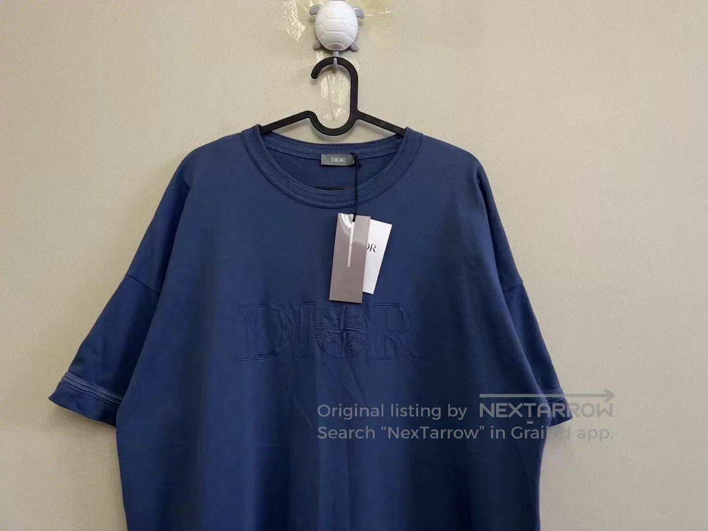 Dior dior x stone island blue embroidered short sleeve. Size US M / EU 48-50 / 2 - 2 Thumbnail