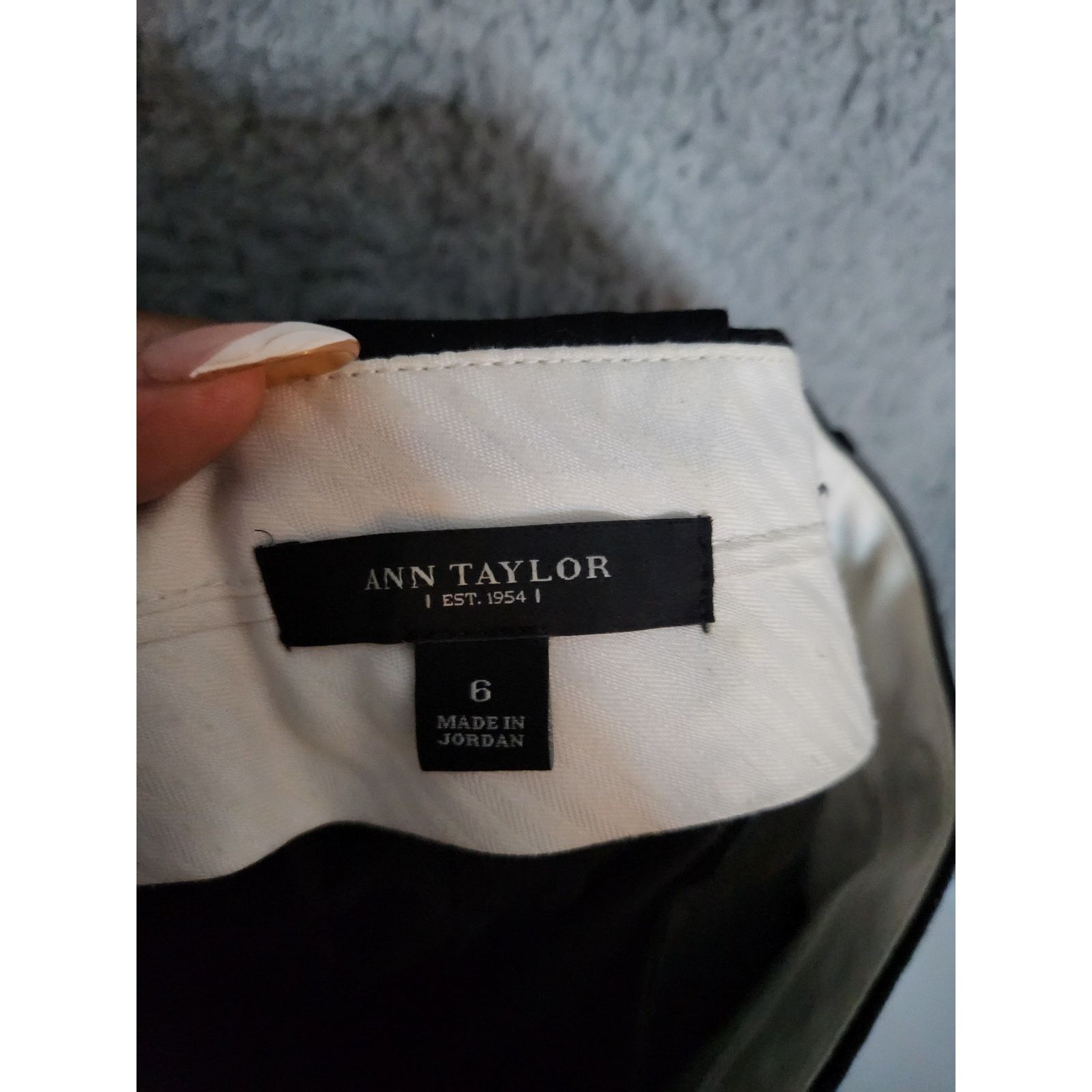 Ann Taylor Ann Taylor Black Dress Pants with Front and Back Pockets 6 Size 28" / US 6 / IT 42 - 4 Thumbnail