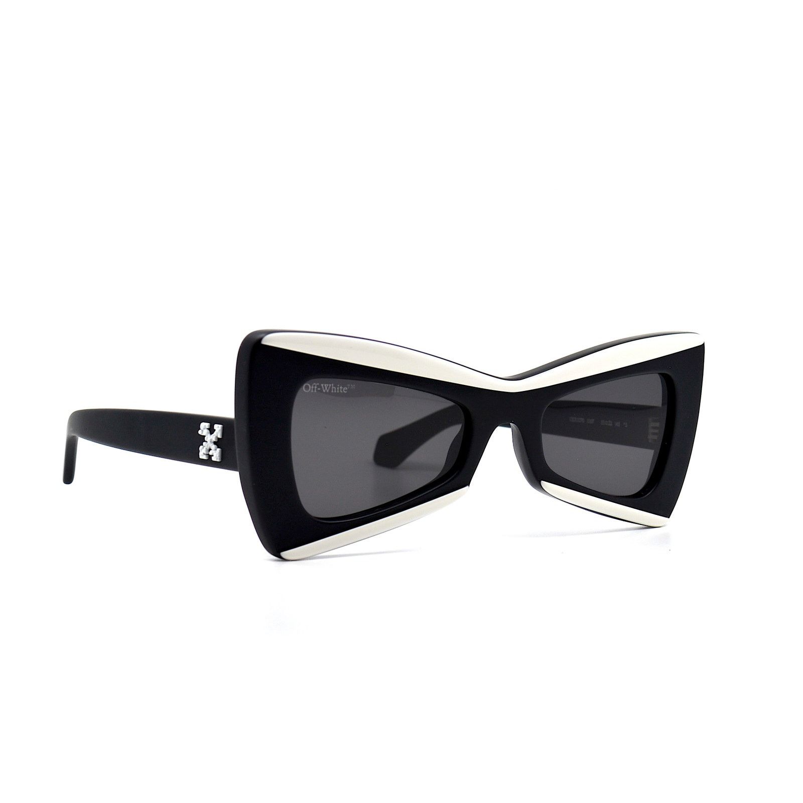 NEW! OFF-WHITE NASHVILLE OER1070 BLACK/WHITE GREY SUNGLASSES