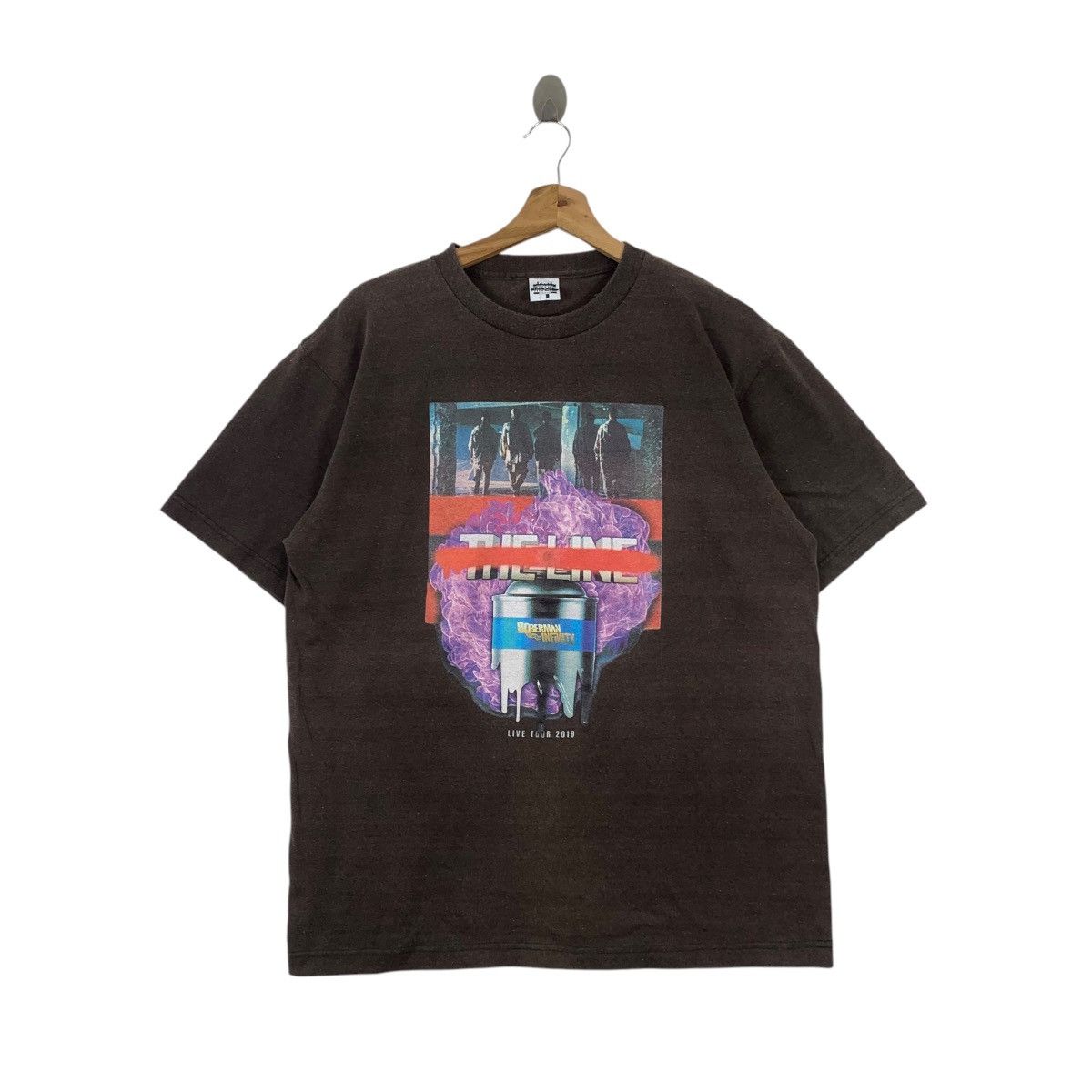 Band Tees × Japanese Brand The Line Musical Band Doberman Infinity Japan Tour Tee Shirt Size US L / EU 52-54 / 3 - 1 Thumbnail