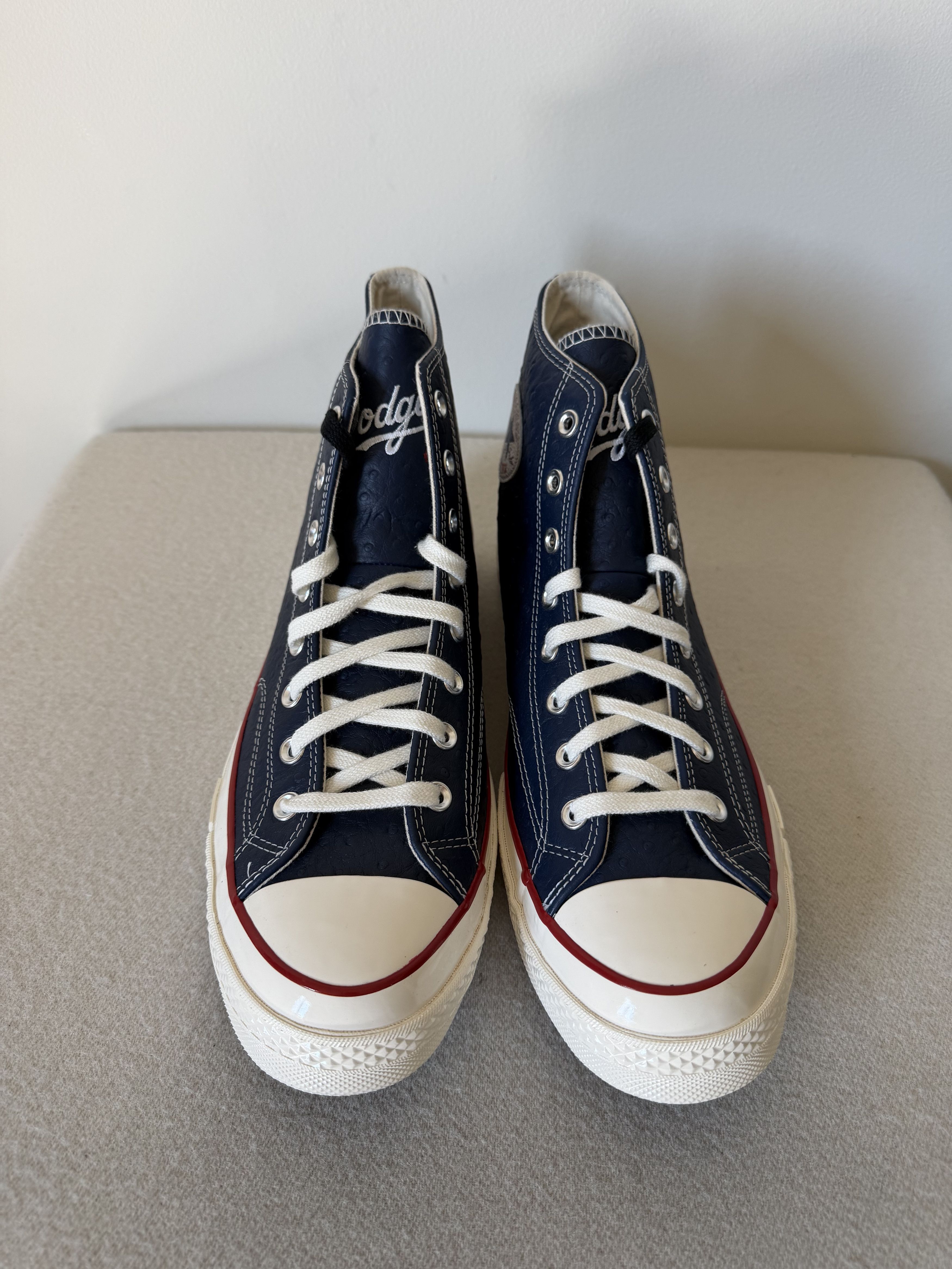 Converse × Undefeated Undefeated Converse Los Angeles Dodgers Chuck Taylor Ostrich Size US 14 / EU 47 - 4 Thumbnail