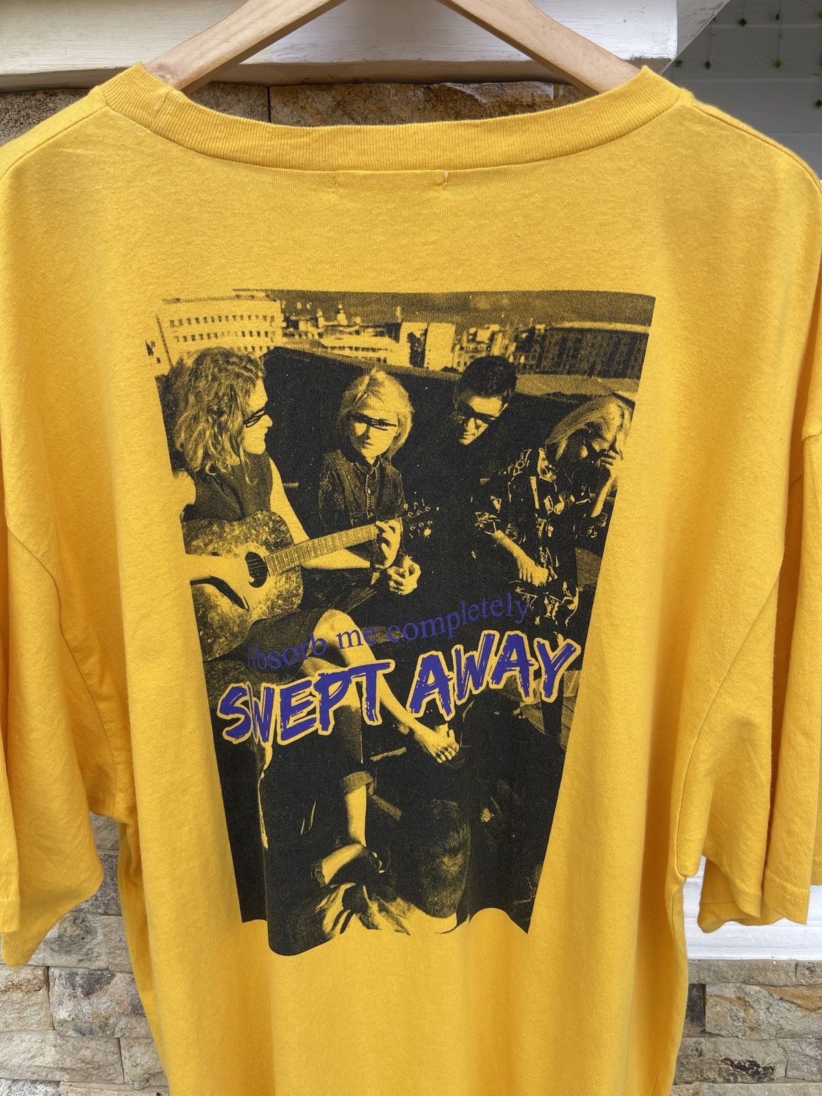 Band Tees Last Drop🔥Rare🔥Swept Away Musical Band Photo Tee Size US XL / EU 56 / 4 - 1 Thumbnail