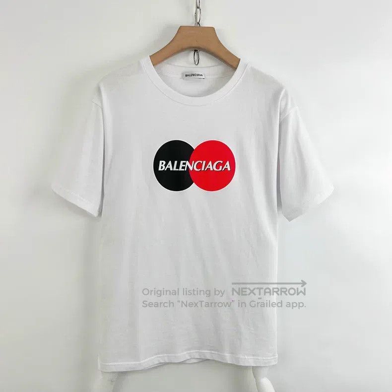 Balenciaga Balenciaga Logo letter print round neck T-shirt Size US L / EU 52-54 / 3 - 1 Thumbnail