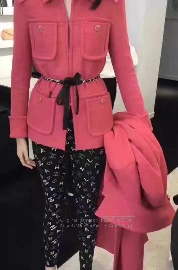 Chanel Chanel 20c station lipstick powder tweed four-pocket jacke Size XS / US 0-2 / IT 36-38 - 5 Thumbnail