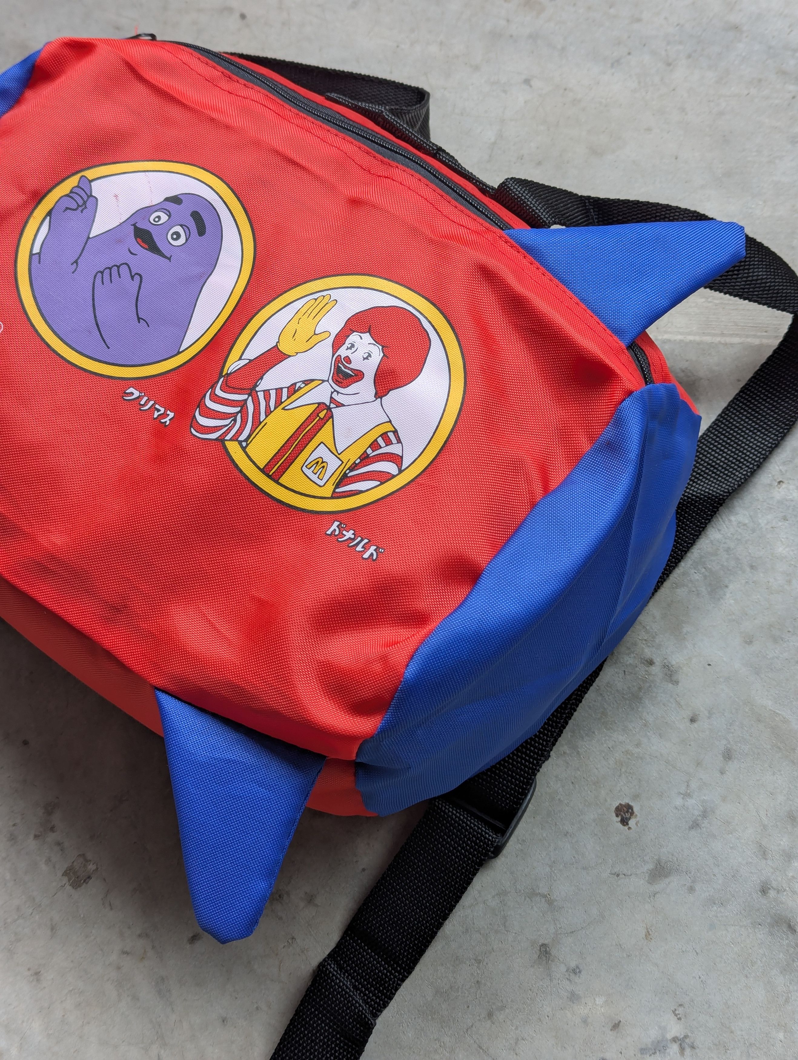 Vintage MCD McDonald's Grimace & Ronald Rocket Bag Size ONE SIZE - 4 Thumbnail