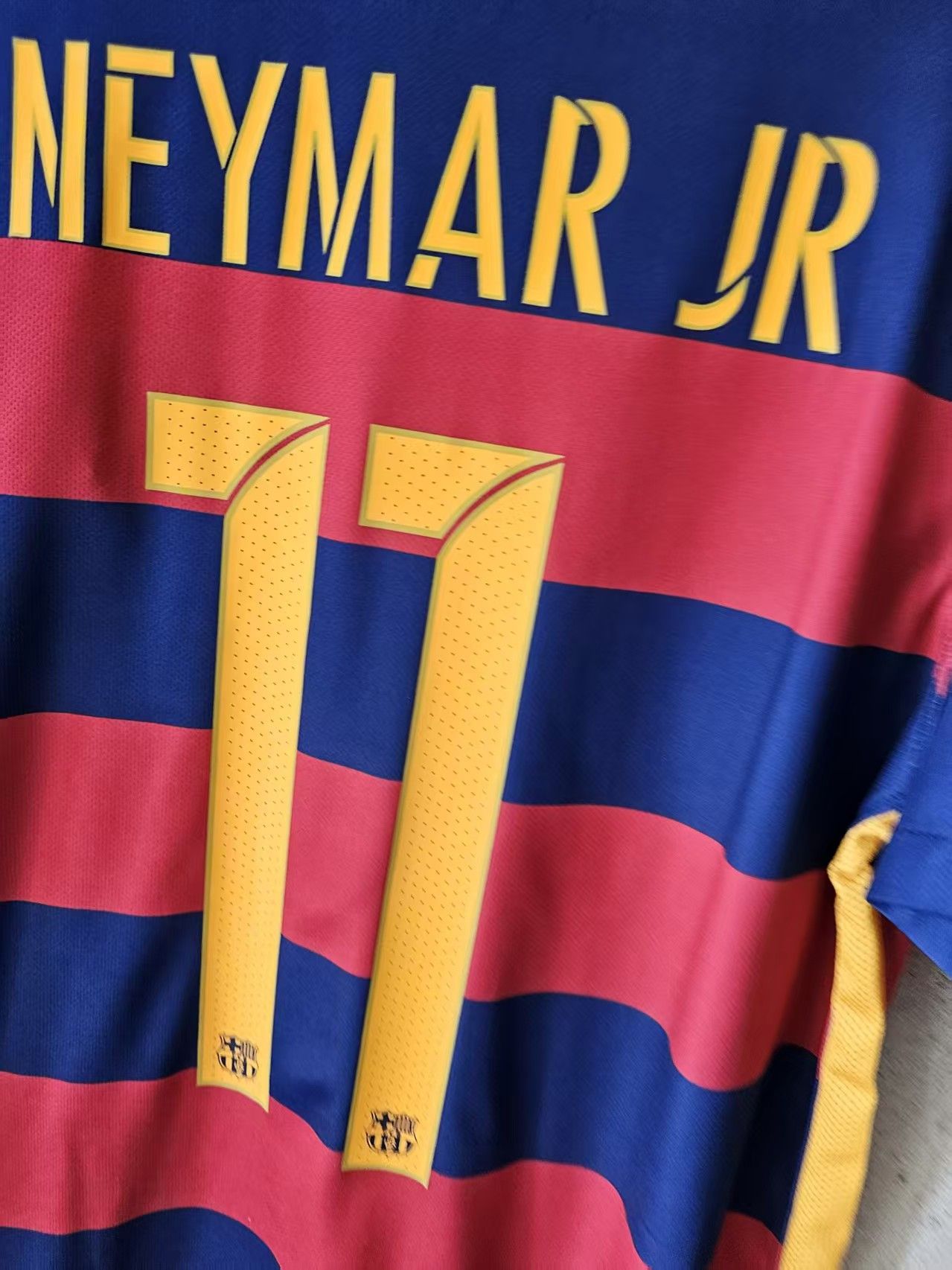 Other 2015 2016 Barcelona #11 Neymar Jersey Size US XL / EU 56 / 4 - 4 Thumbnail