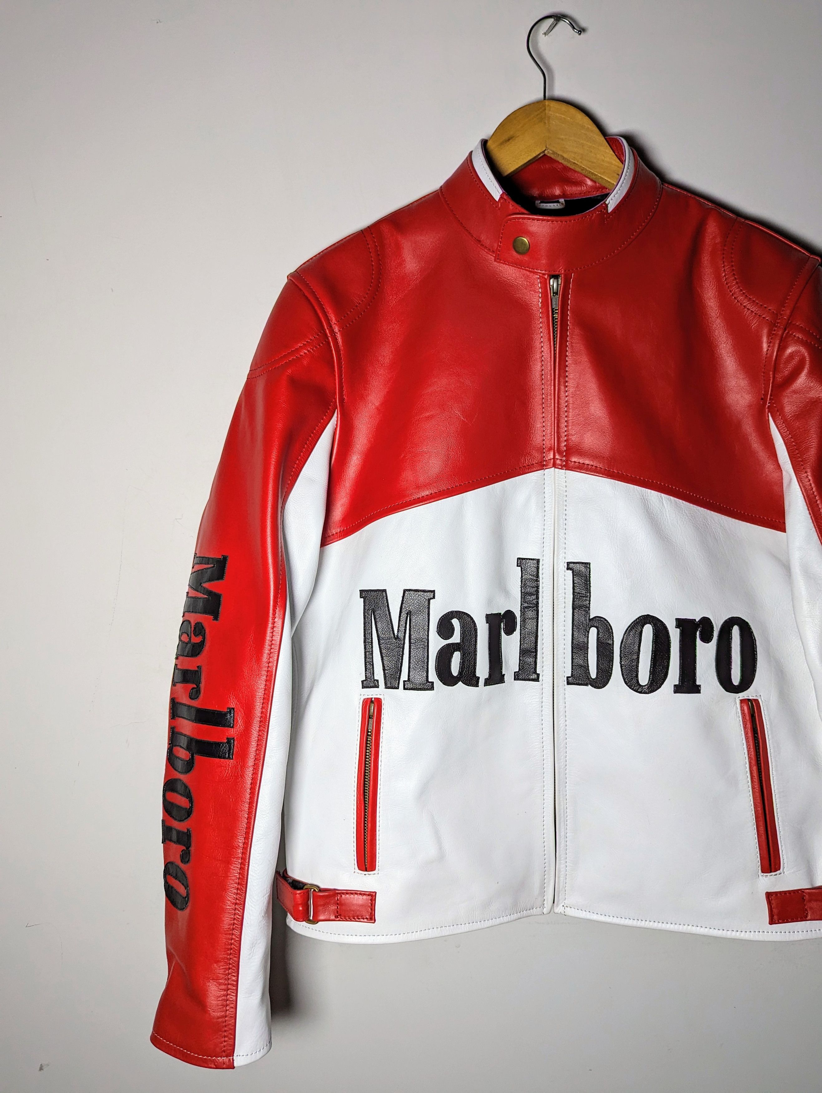 Formula 1 🔥🔥 Marlboro Leather Jacket RARE STREETWEAR Size US L / EU 52-54 / 3 - 4 Thumbnail