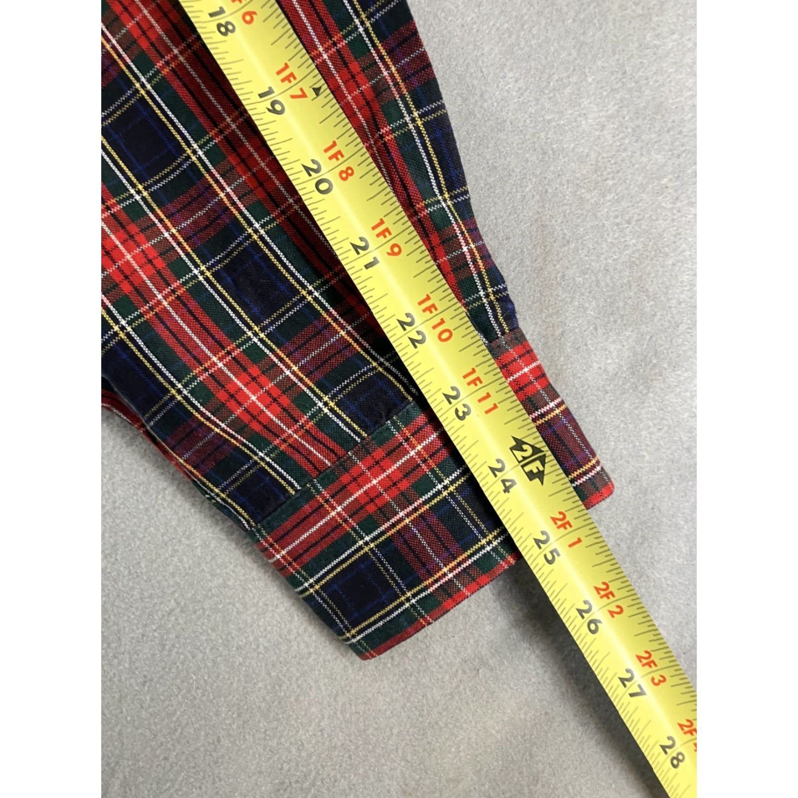 Ralph Lauren Ralph Lauren Blaire Button-Down Shirt Men L Red Plaid Long Sleeve Casual Business Preppy Size US L / EU 52-54 / 3 - 5 Thumbnail