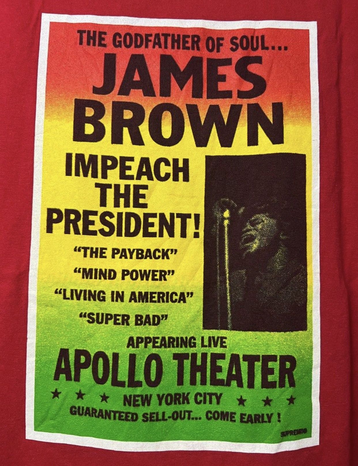 Band Tees Vintage y2k Supreme James Brown 2006 The Godfather Of Soul Size US M / EU 48-50 / 2 - 3 Thumbnail