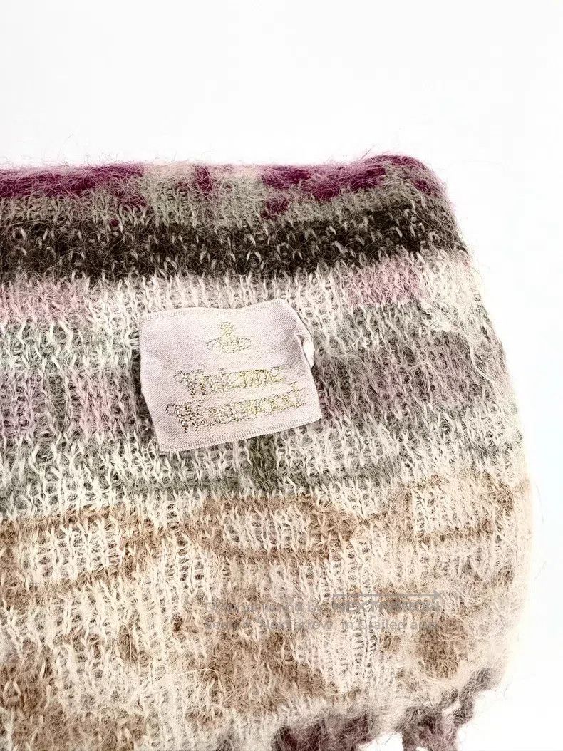 Vivienne Westwood Vivienne Westwood Vintage purple Icelandic check cashmere Size ONE SIZE - 5 Thumbnail