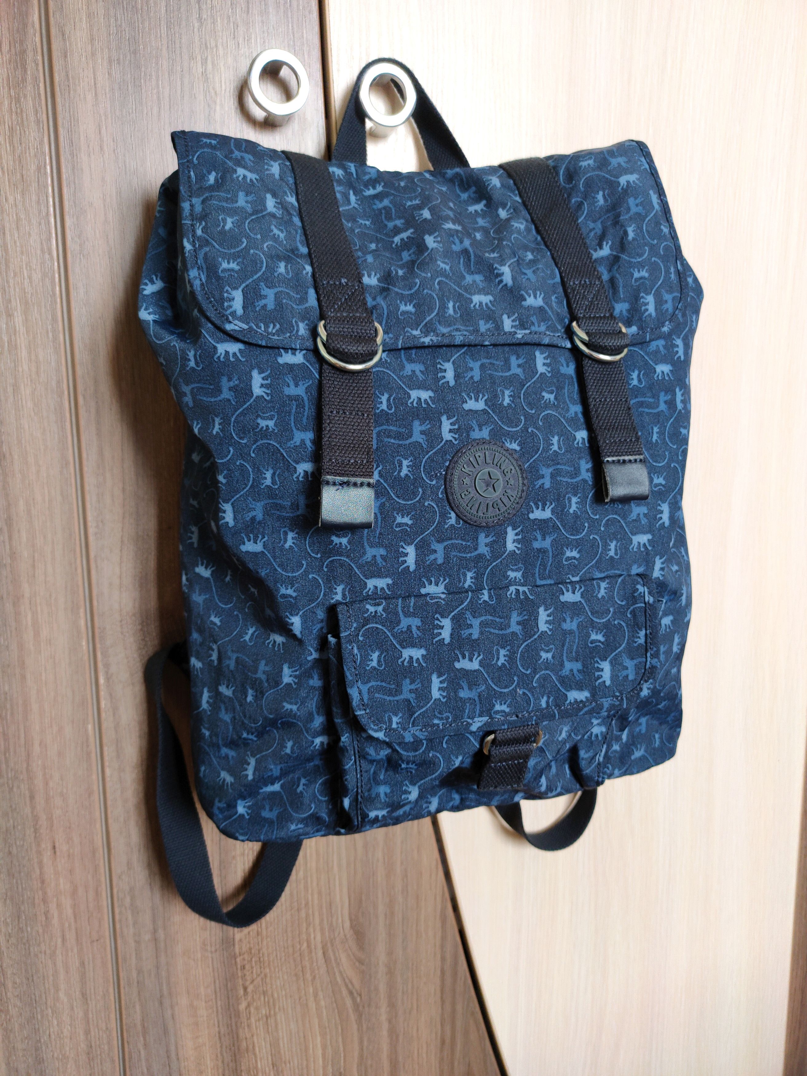 Japanese Brand Kipling Backpack Monogrammed with Monkeys Laptop Backpack Size ONE SIZE - 1 Thumbnail