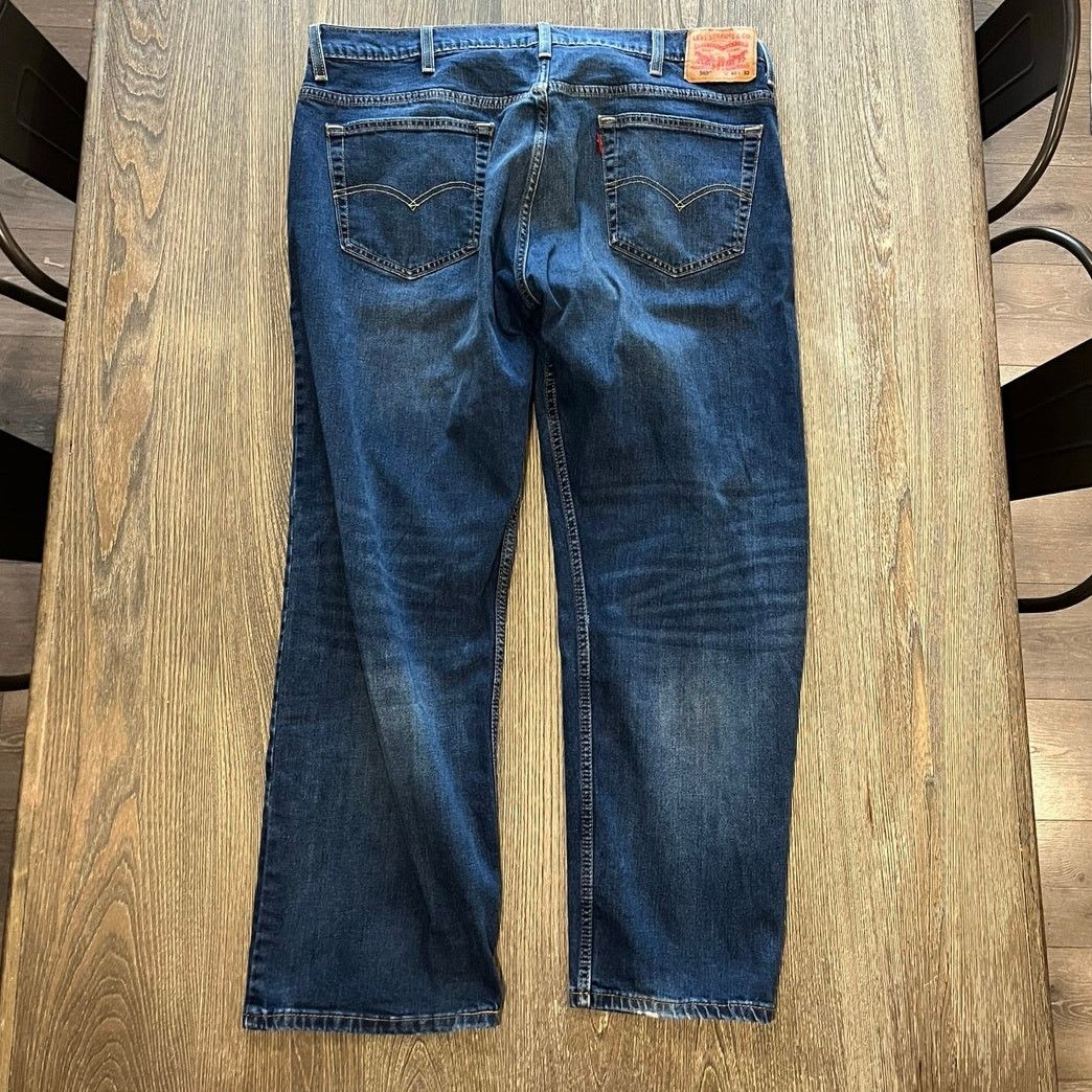 Levi's Levis Signature Straight Jeans Mid Rise Denim Blue 40x32 Size US 40 / EU 56 - 9 Thumbnail