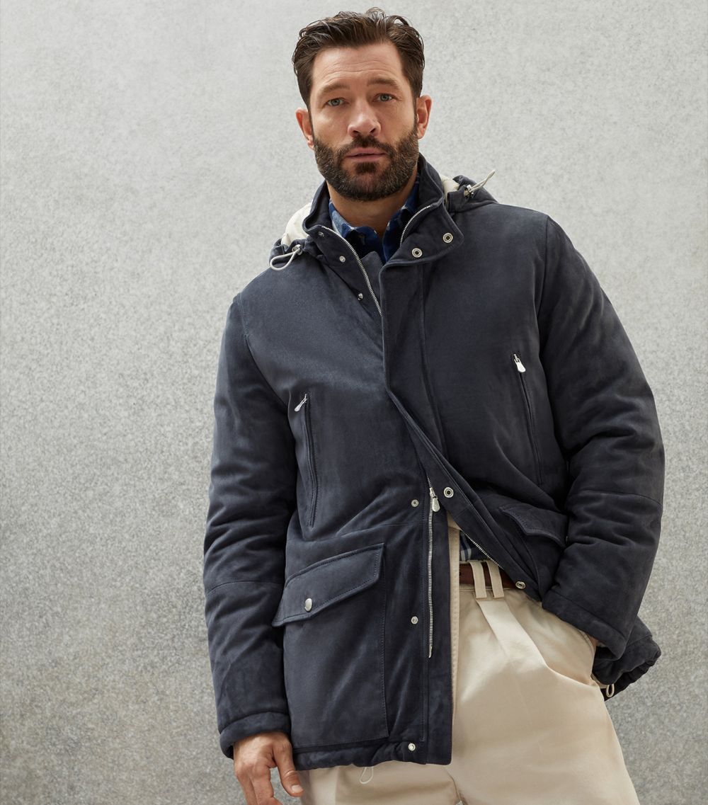 Jacket in Dark Blue