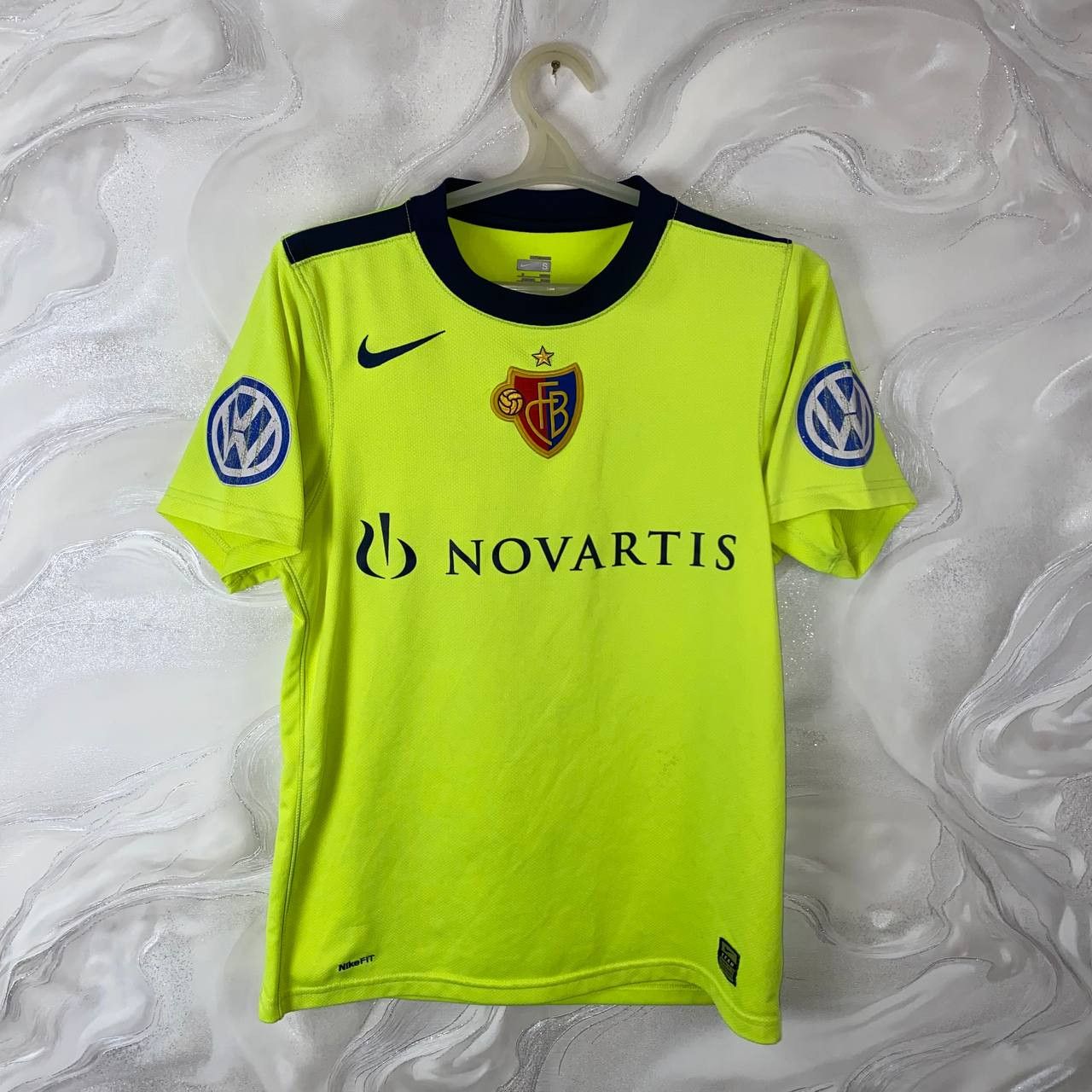 Nike Nike FC BASEL 1893 FOOTBALL SHIRT JERSEY 2009 2011 Size US S / EU 44-46 / 1 - 1 Thumbnail