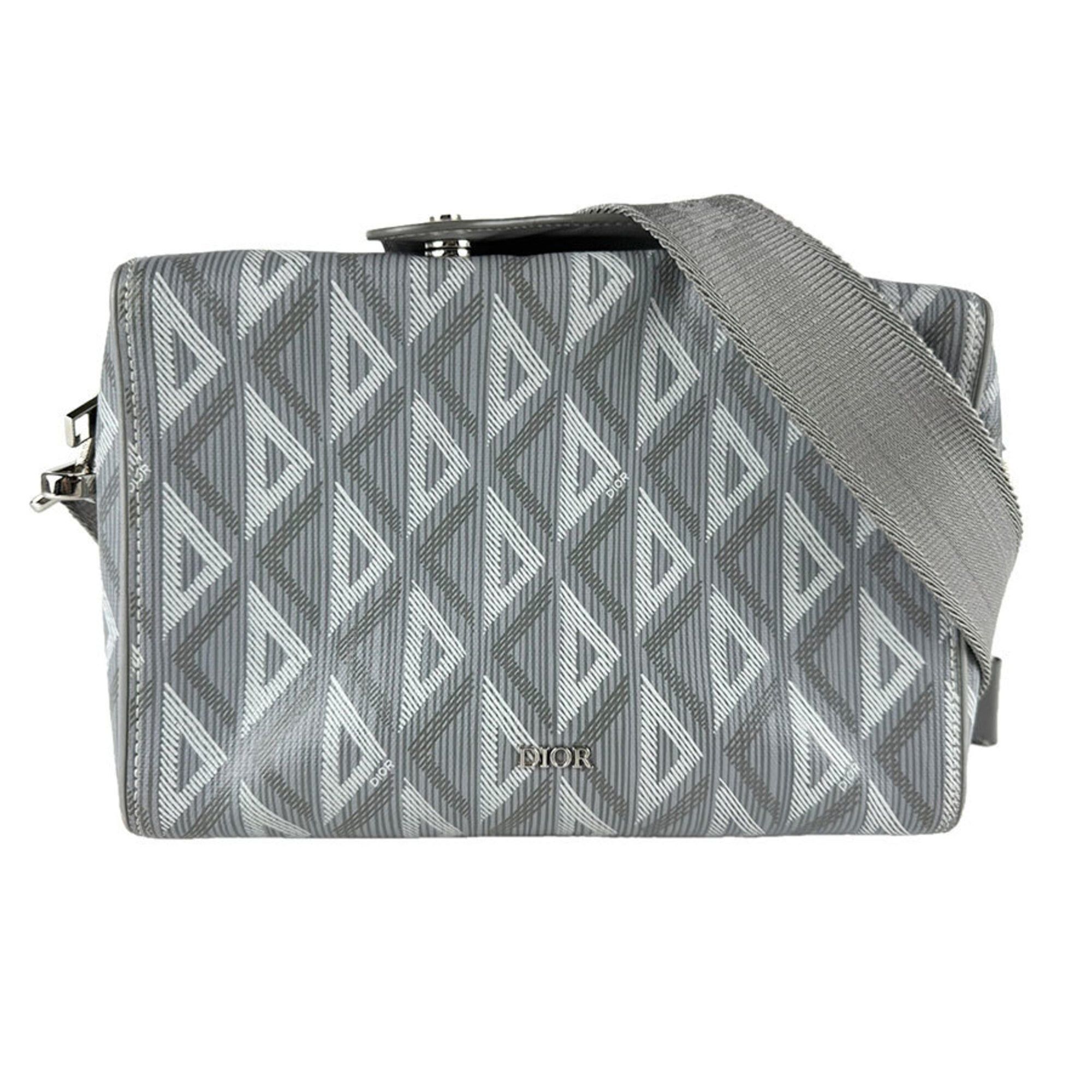 Dior Christian Dior Dior crossbody shoulder bag, leather, gray and silver, men's, z9270 Size ONE SIZE - 1 Thumbnail