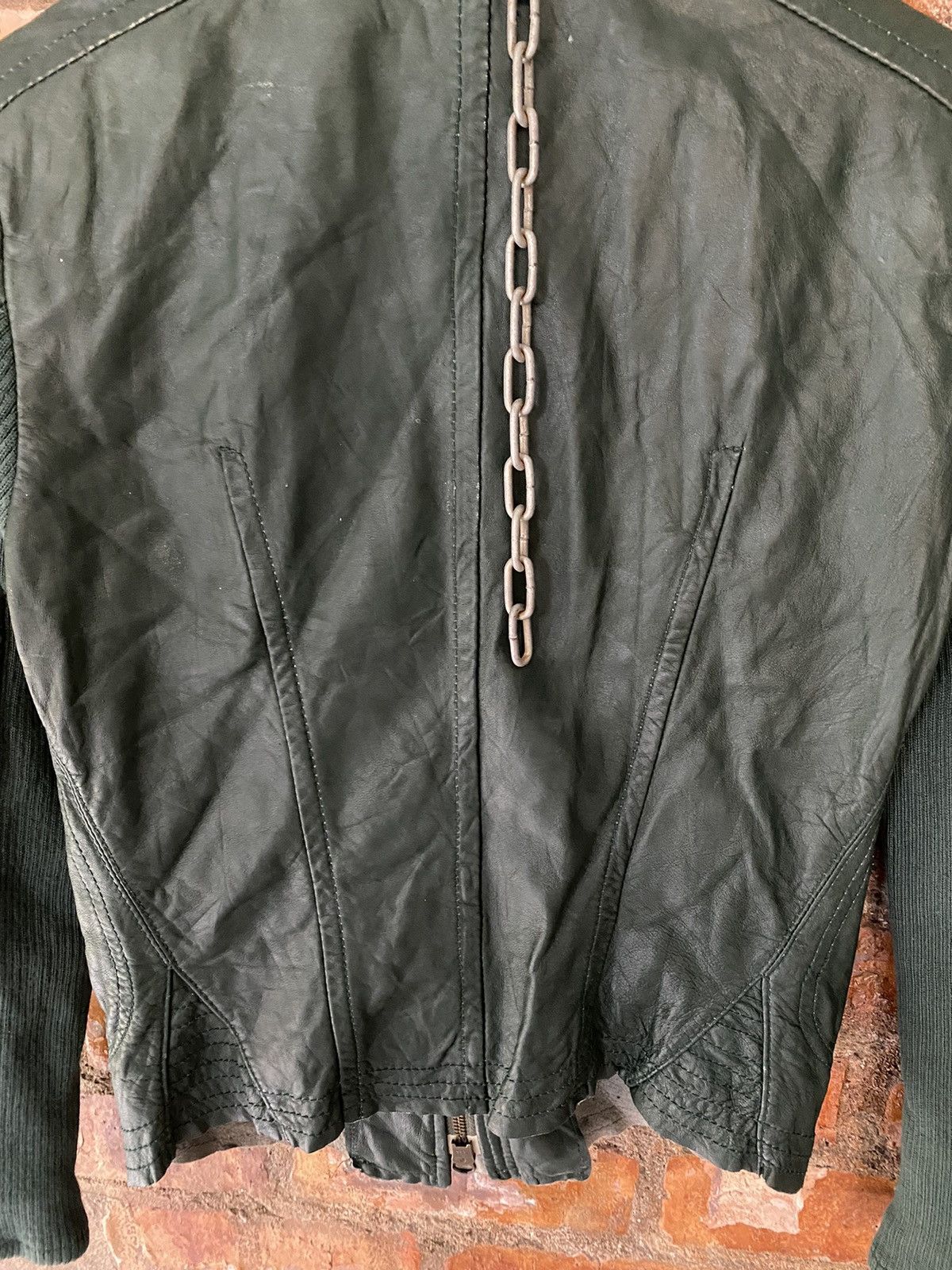 If Six Was Nine 2000s LUCA Japan hybrid Sheepskin leather jacket Size S / US 4 / IT 40 - 17 Thumbnail
