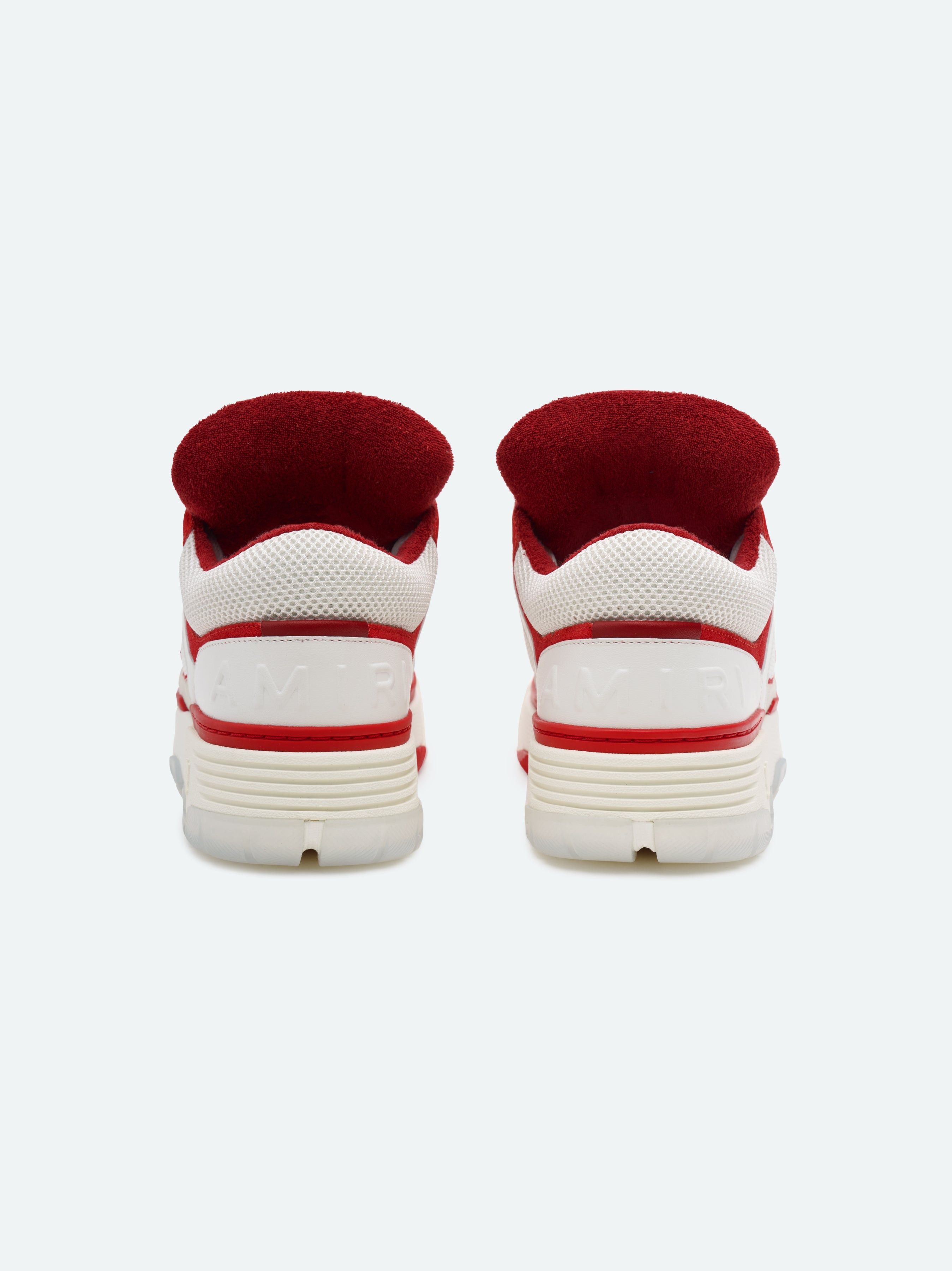 Amiri o1s1wg110325 MA-1 Low-Top Sneakers in White/Red Size US 10 / EU 43 - 4 Thumbnail