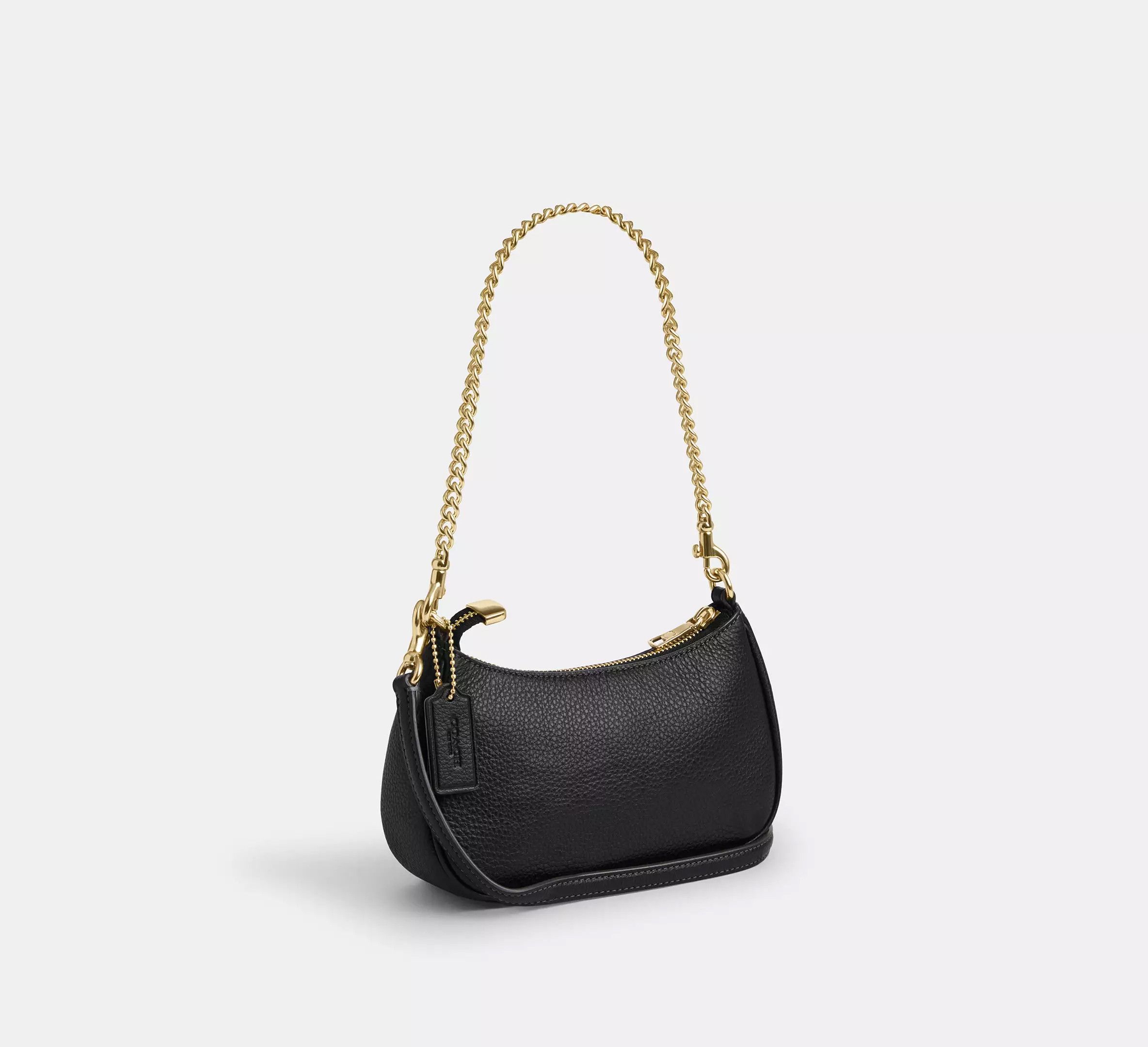 Coach Teri Mini Crossbody Bag pebbled leather/Gold/Black CW309 Size ONE SIZE - 7 Thumbnail