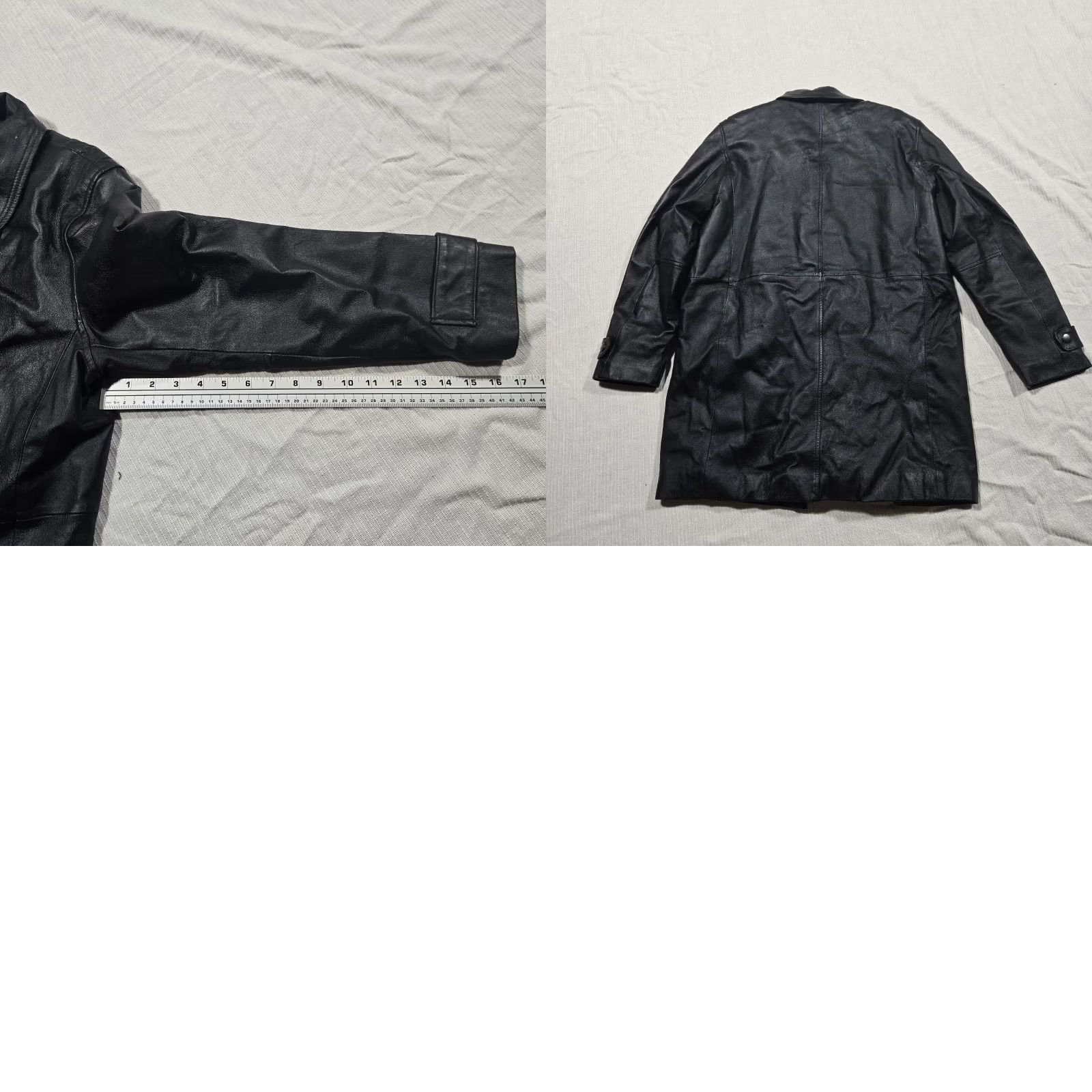 Ferrari Ferrari Women's Black Leather Jacket Full Zip Button Large L Size L / US 10 / IT 46 - 8 Thumbnail