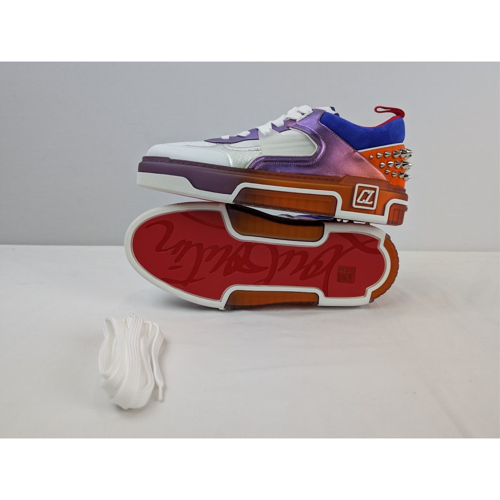 Christian Louboutin o1rshd1 Astro Loubi Flat Sneakers in Multicolor Size US 11 / EU 44 - 13 Thumbnail