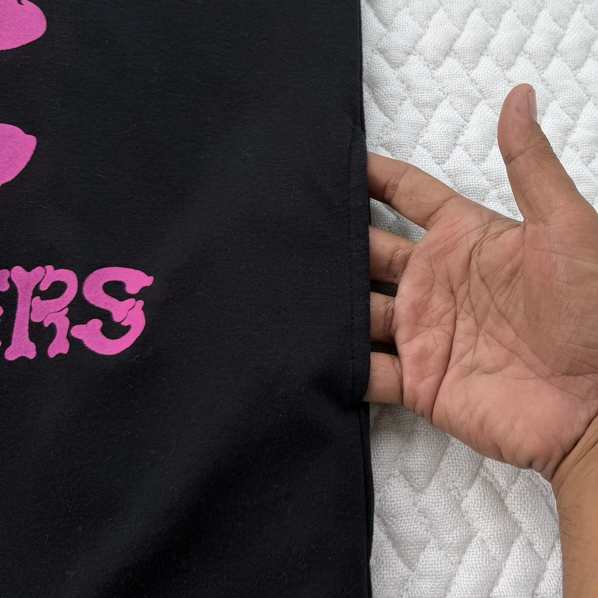 Super Lovers Super Lovers Bunny Hoodie Black Pink Logo Y2K Japan Size M / US 6-8 / IT 42-44 - 9 Thumbnail