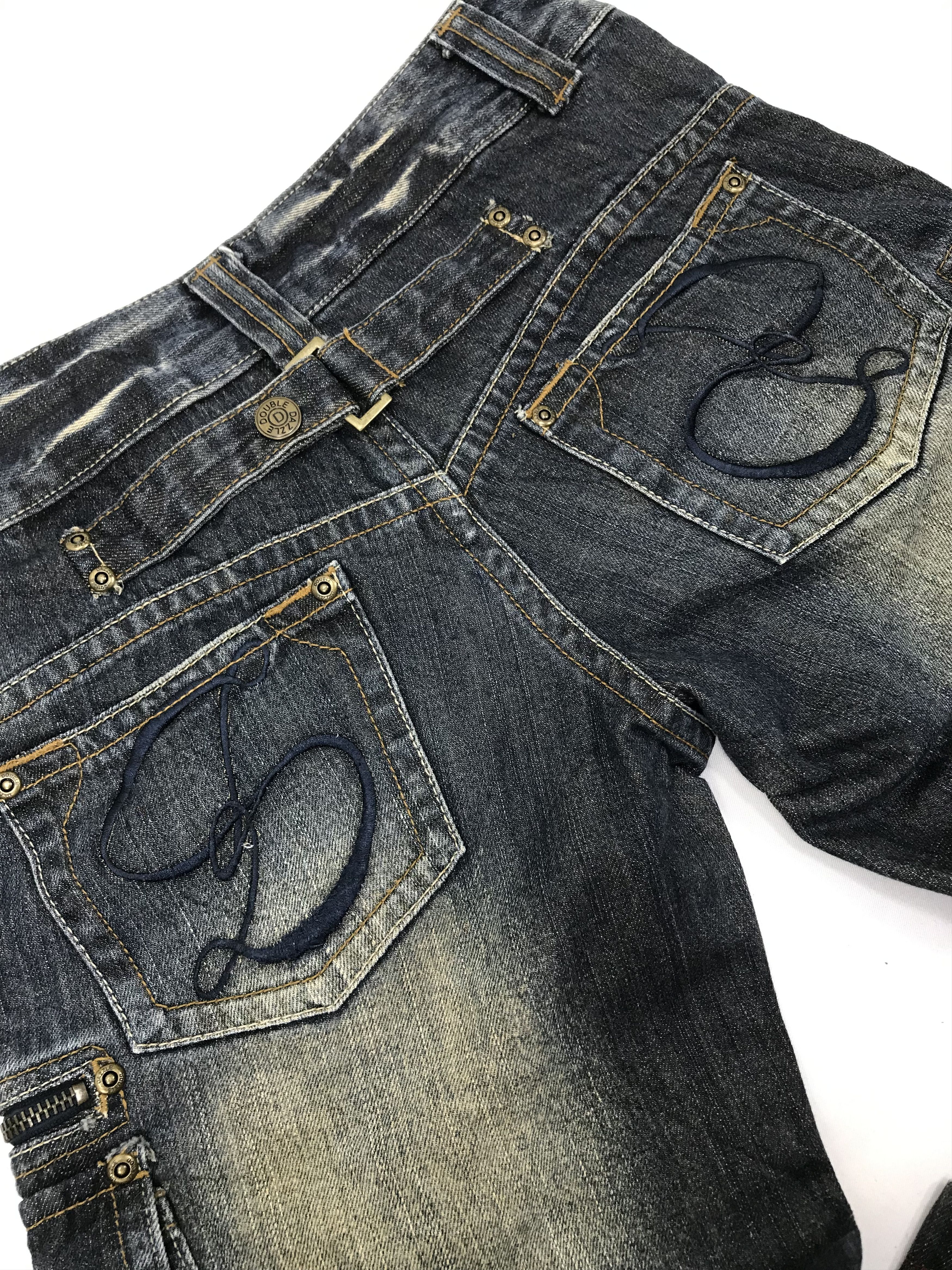 Japanese Brand Japanese Double Dazzle Multipocket Rusty Cargo Flare Jeans Size 30" / US 8 / IT 44 - 13 Thumbnail