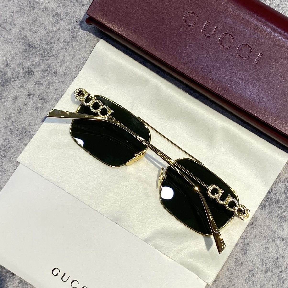 Gucci GUCCI GG1804S 001 GOLD GREY Size ONE SIZE - 7 Thumbnail