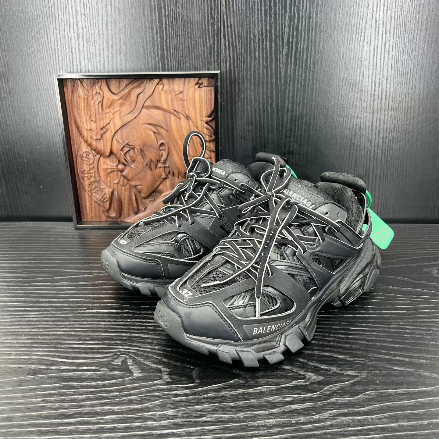 Balenciaga Balenciaga Track Black 37 Near New Worn lightly Size US 6.5 / IT 36.5 - 1 Thumbnail