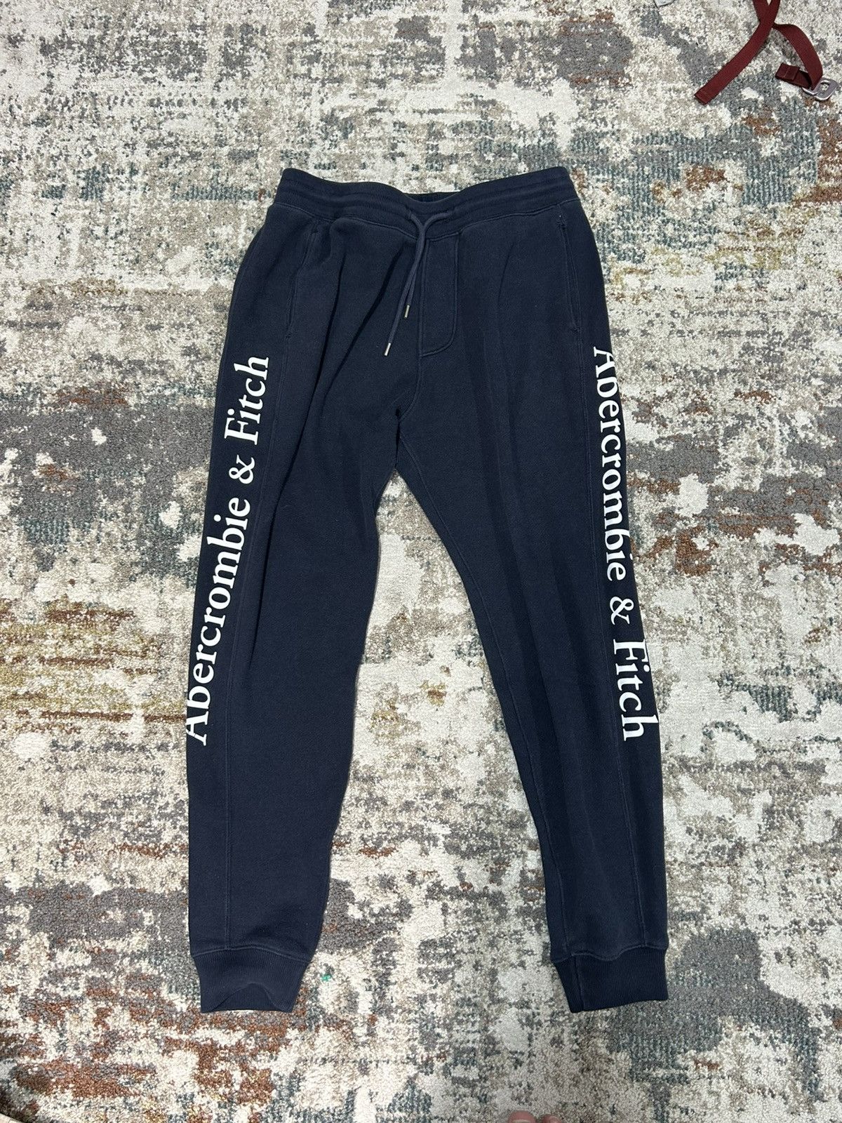 Abercrombie & Fitch Vintage Y2K Abercrombie & Fitch Side Logo Sweatpants Size US 32 / EU 48 - 1 Thumbnail