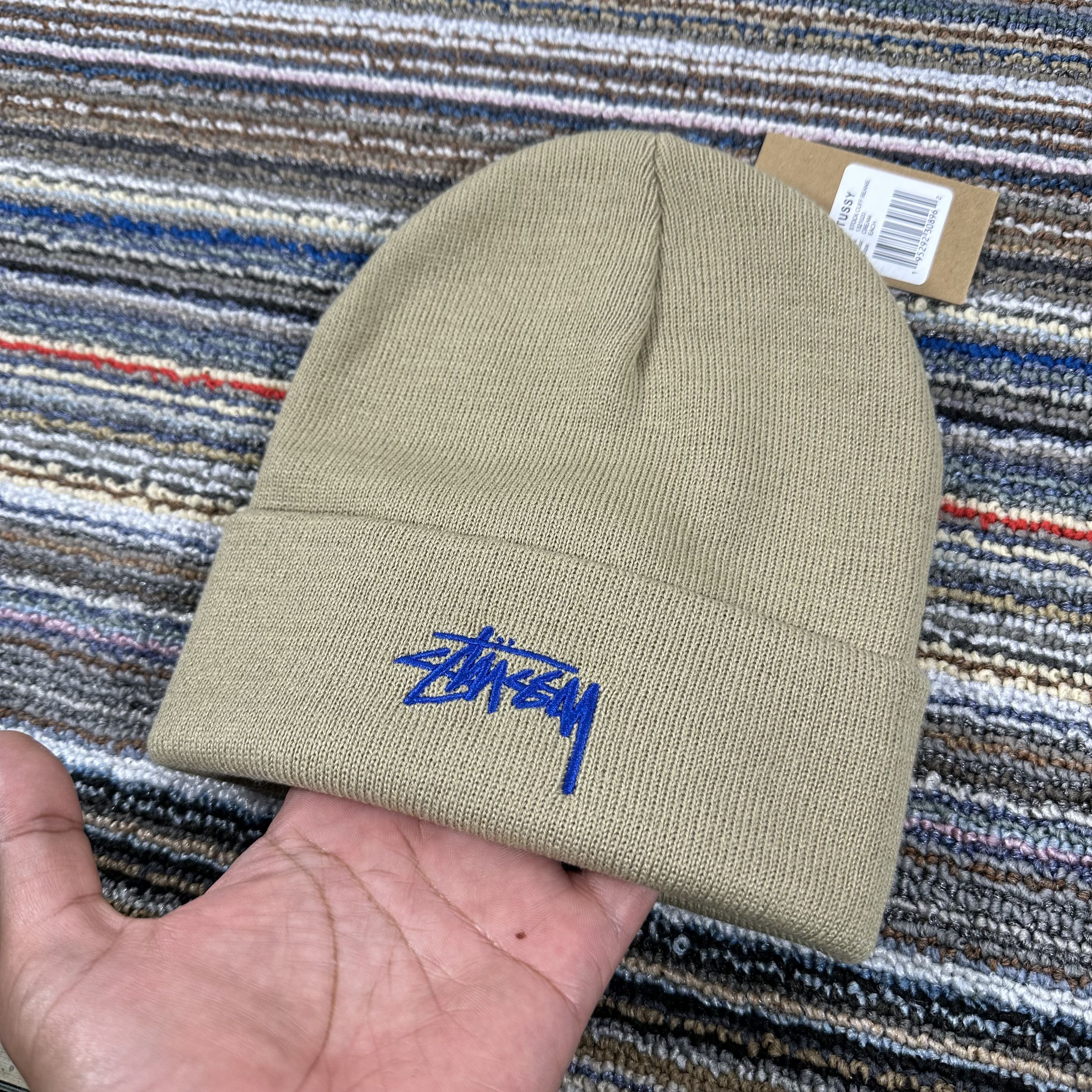 Stussy STUSSY STOCK CUFF BEANIE HAT / CREAM Size ONE SIZE - 2 Thumbnail