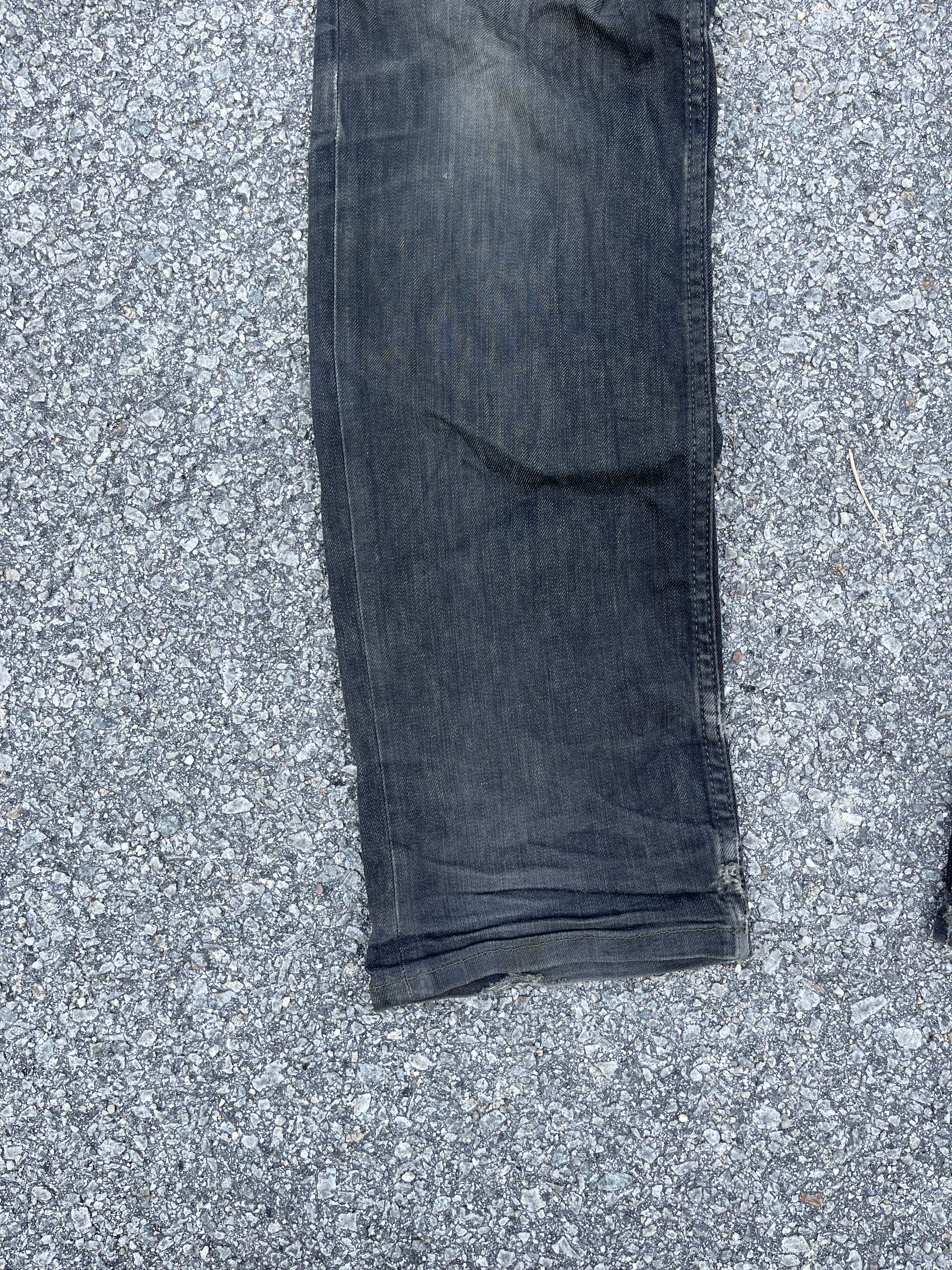 Designer × Helmut Lang × Vintage Vintage Helmut Lang Low Waist Contour Fit Raw Elastic Denim Size US 31 - 10 Thumbnail
