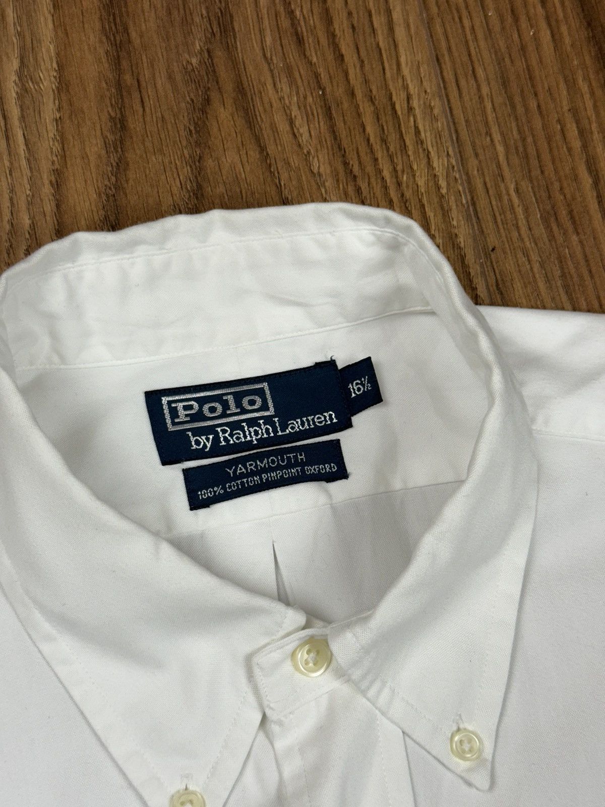 Polo Ralph Lauren White shirt Polo Ralph Lauren Oxford original old money item Size US XL / EU 56 / 4 - 3 Thumbnail