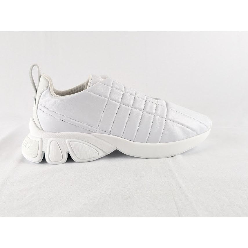 Burberry o1rshd1 Low Top Sneaker on Rubber Sole in Optic White Size US 11 / EU 44 - 1 Thumbnail