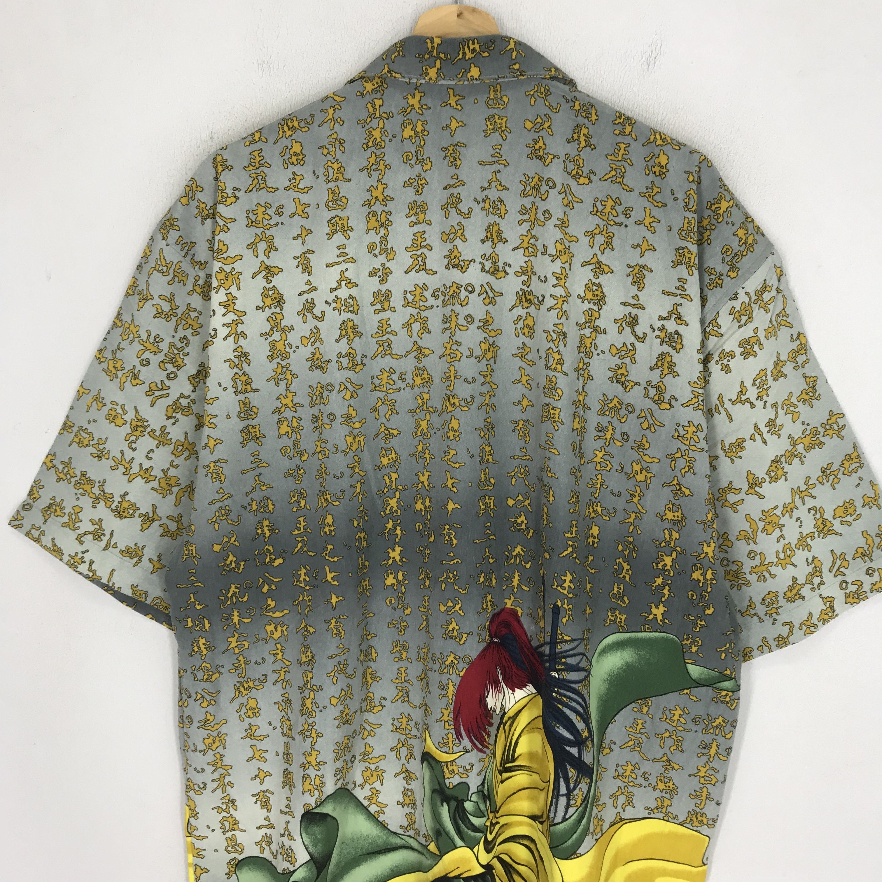 Anime × Japanese Brand × Vintage Vintage 90s Retro Graphic Japan Fighting Ninja Samurai Size US L / EU 52-54 / 3 - 4 Thumbnail
