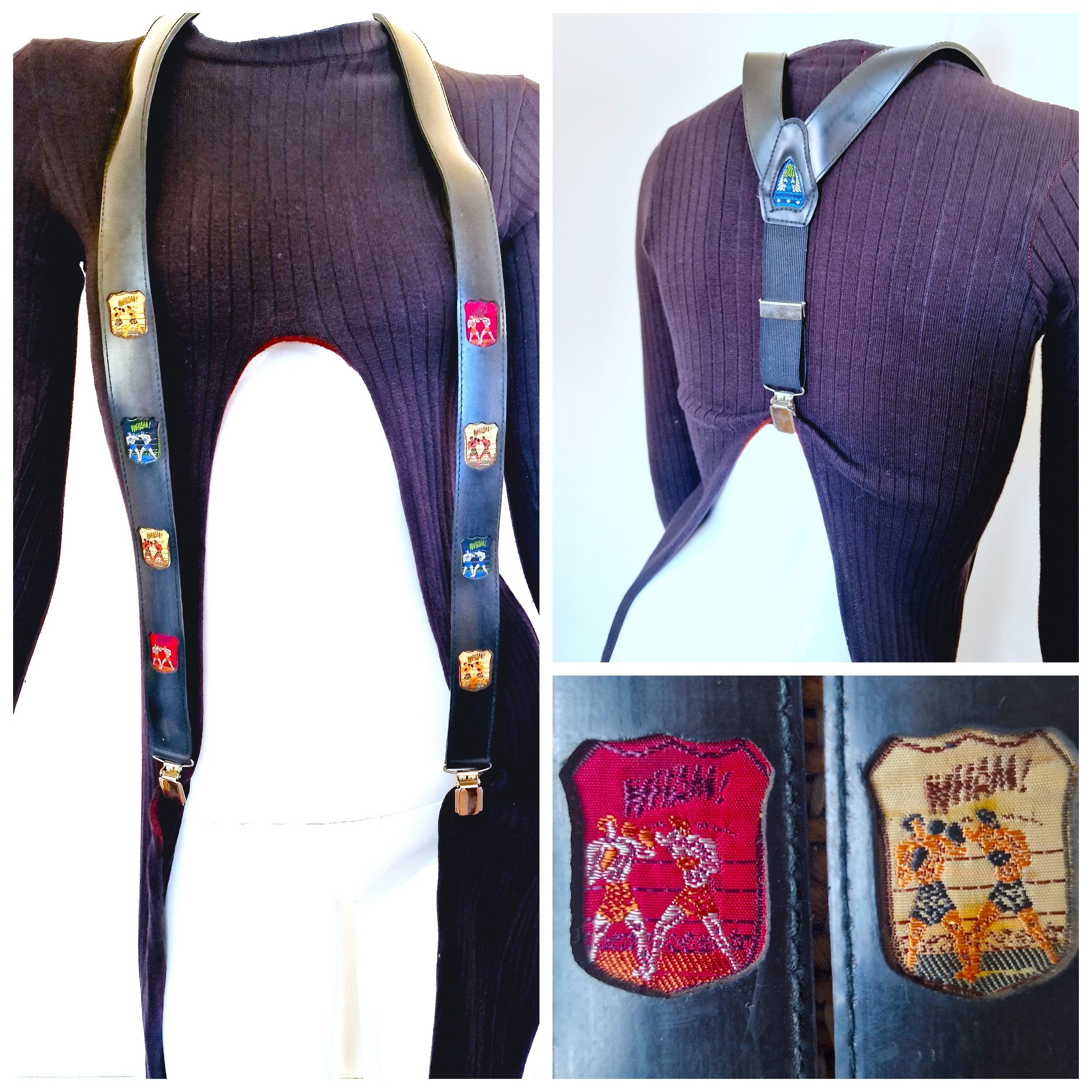 Jean Paul Gaultier Box Bondage Men Straps Pants Suspenders