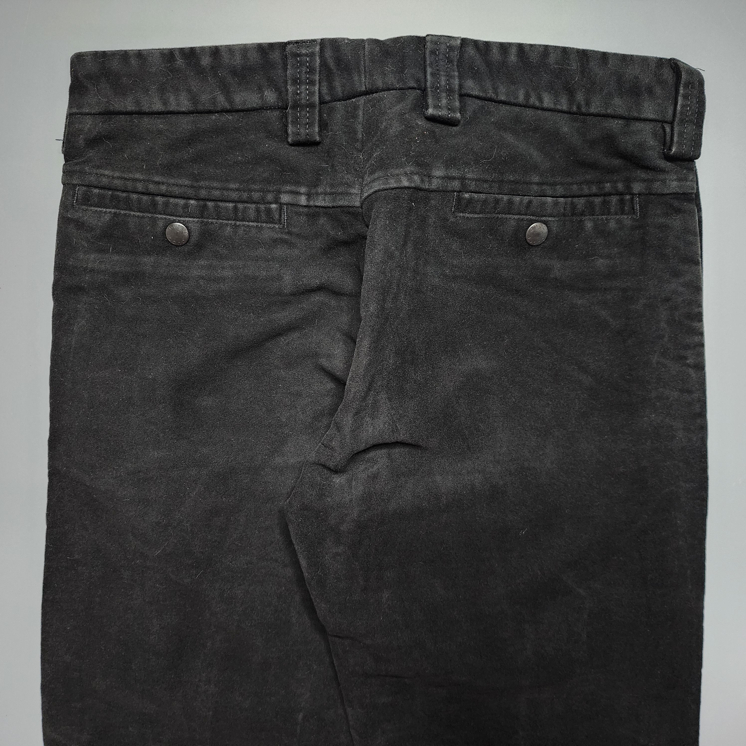 Gucci × Tom Ford Gucci x Tom Ford - Black Moleskin Pants Size US 28 / EU 44 - 4 Thumbnail
